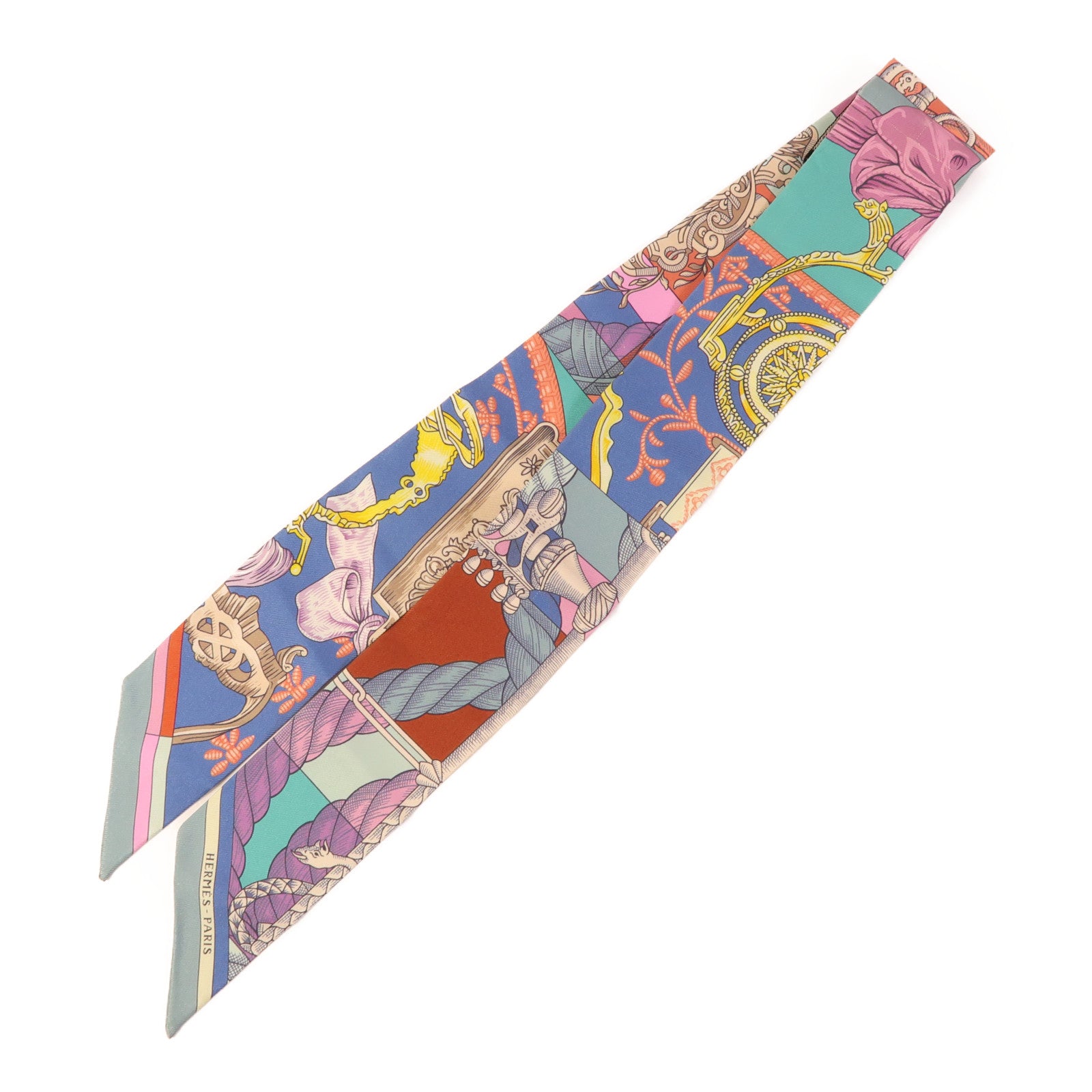 HERMES 絲質Twilly絲巾