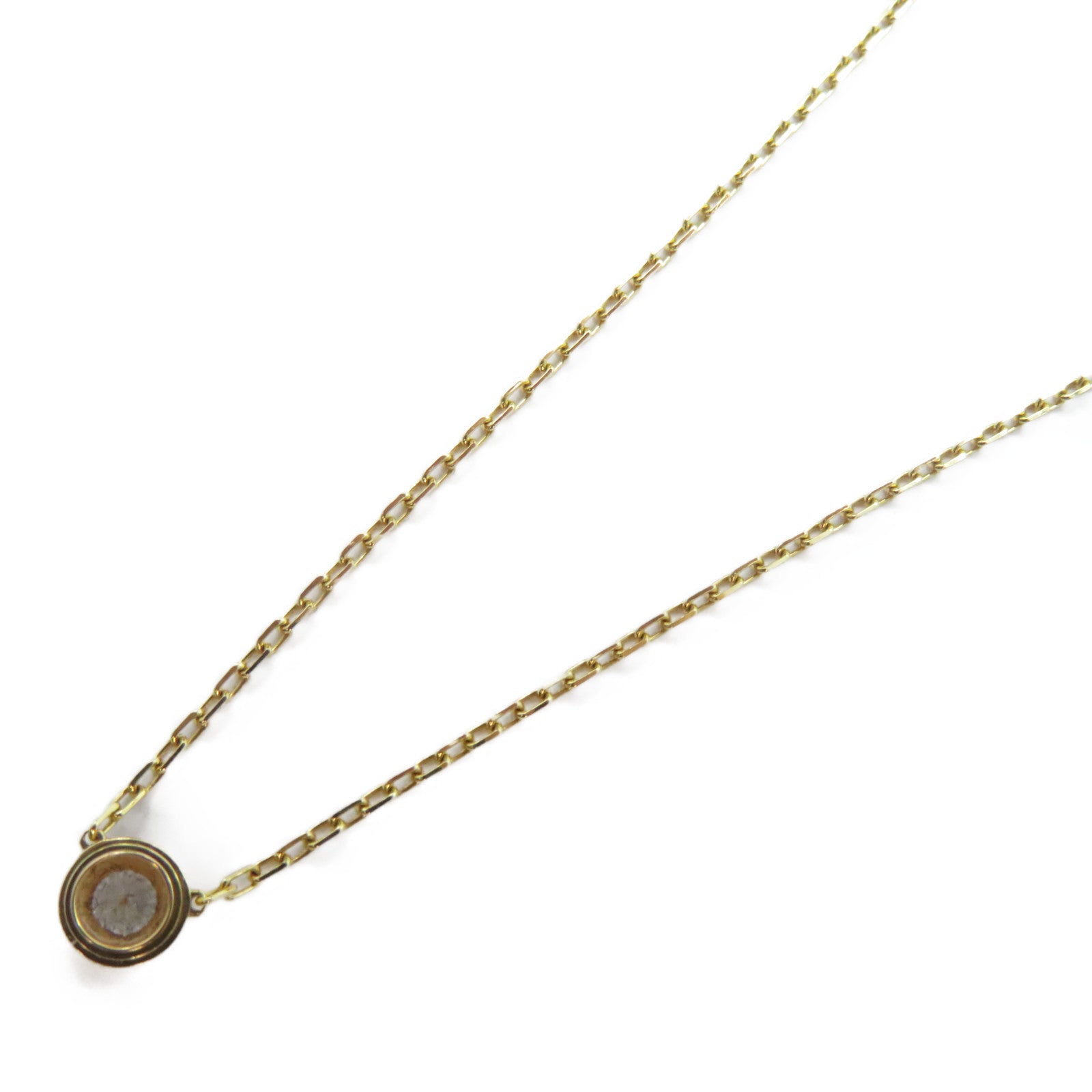 CARTIER 18K黃金D'Amour Necklace 0.18ct鑽石項鍊