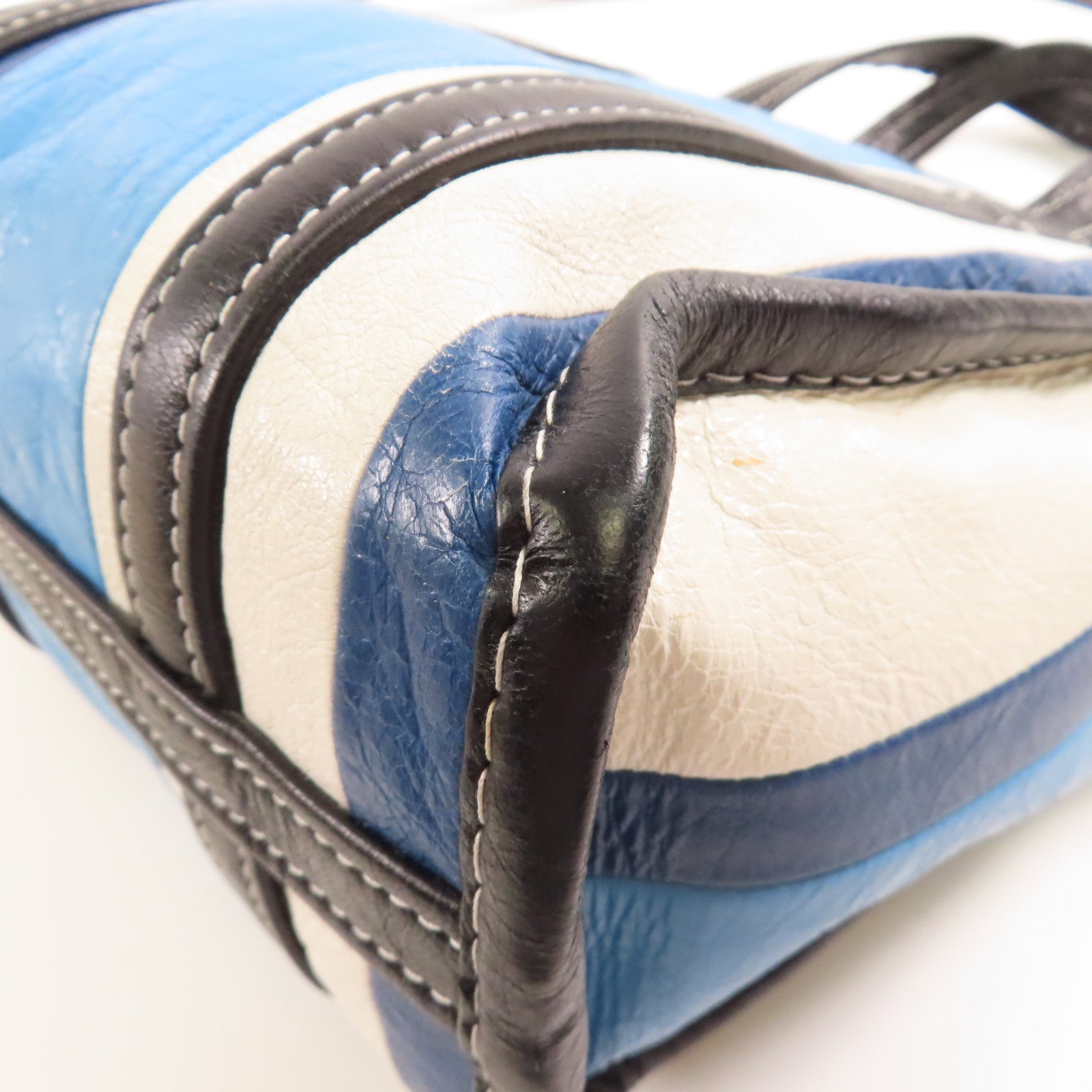 BALENCIAGA 牛皮皮革Bazzaar XS銀扣手挽肩背兩用袋