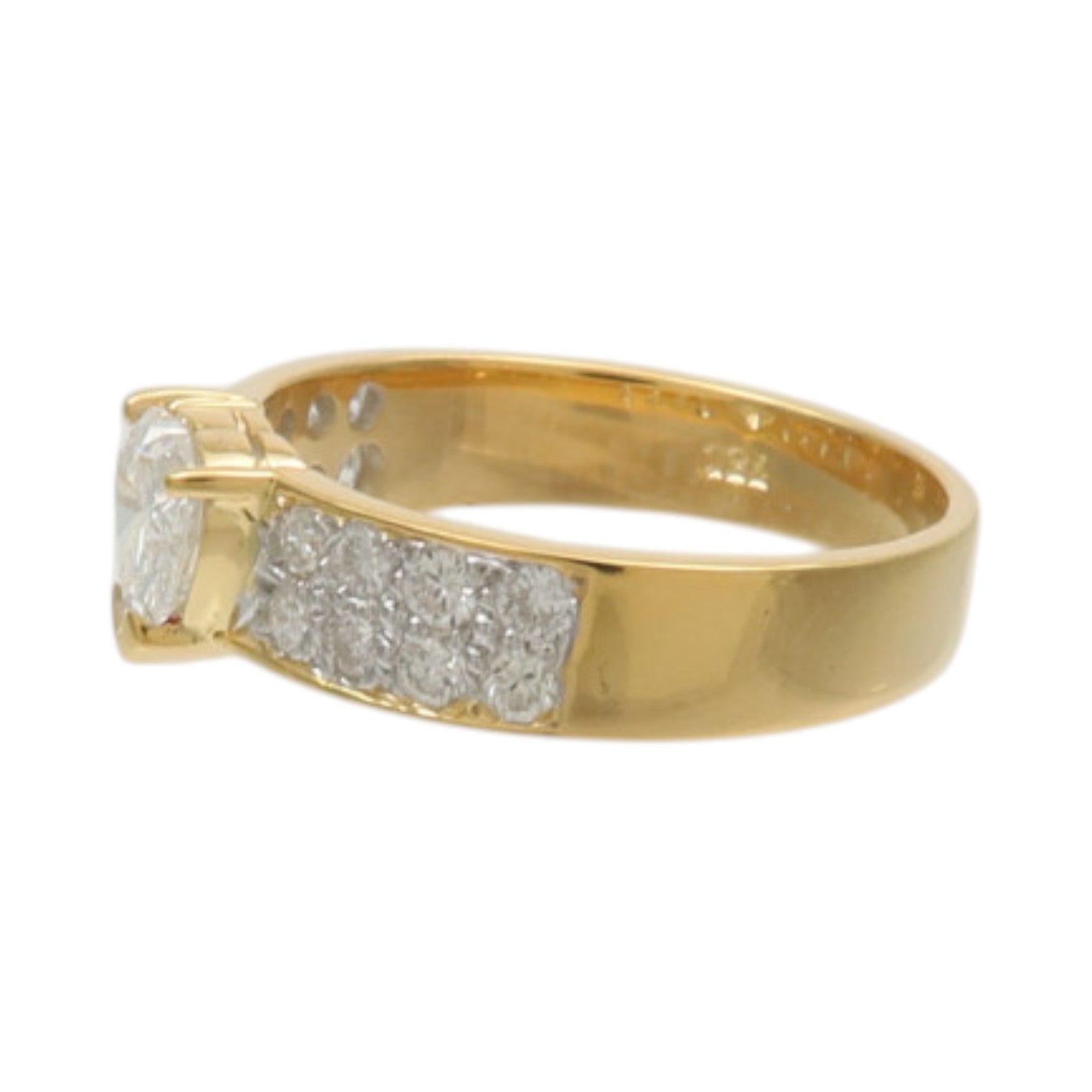 JEWELRY 18K黃金/白金Diamond Ring鑽石戒指