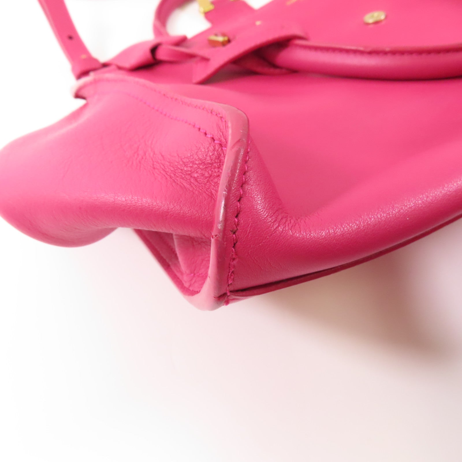 YVES SAINT LAURENT 牛皮皮革Y Cabas金扣手挽肩背兩用袋