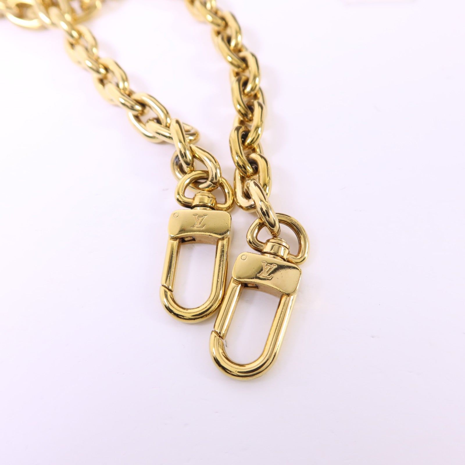 LOUIS VUITTON Monogram Loop金扣肩背袋棕色