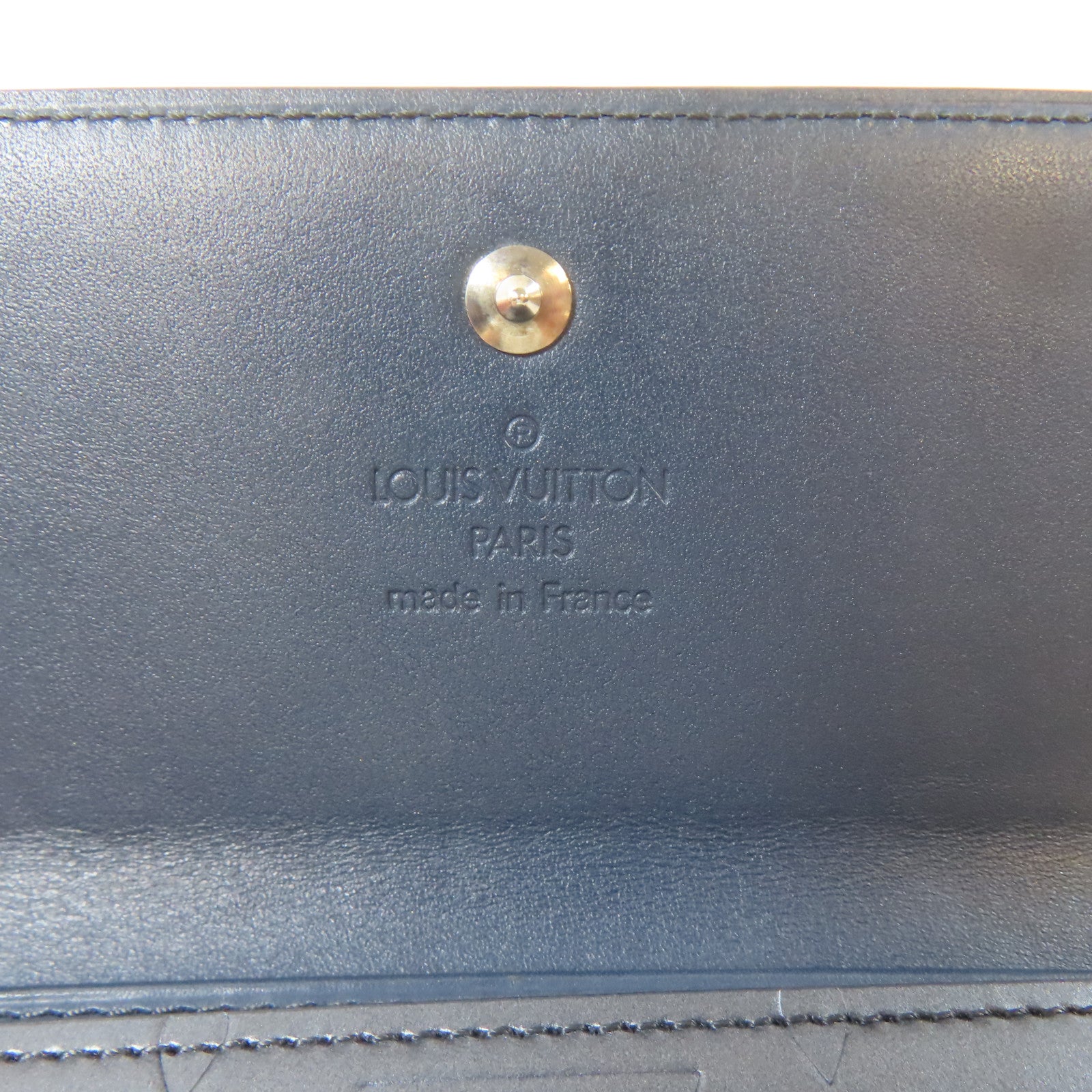 LOUIS VUITTON Monogram Mat Porto Monevier Cult Credit銀扣錢包灰色