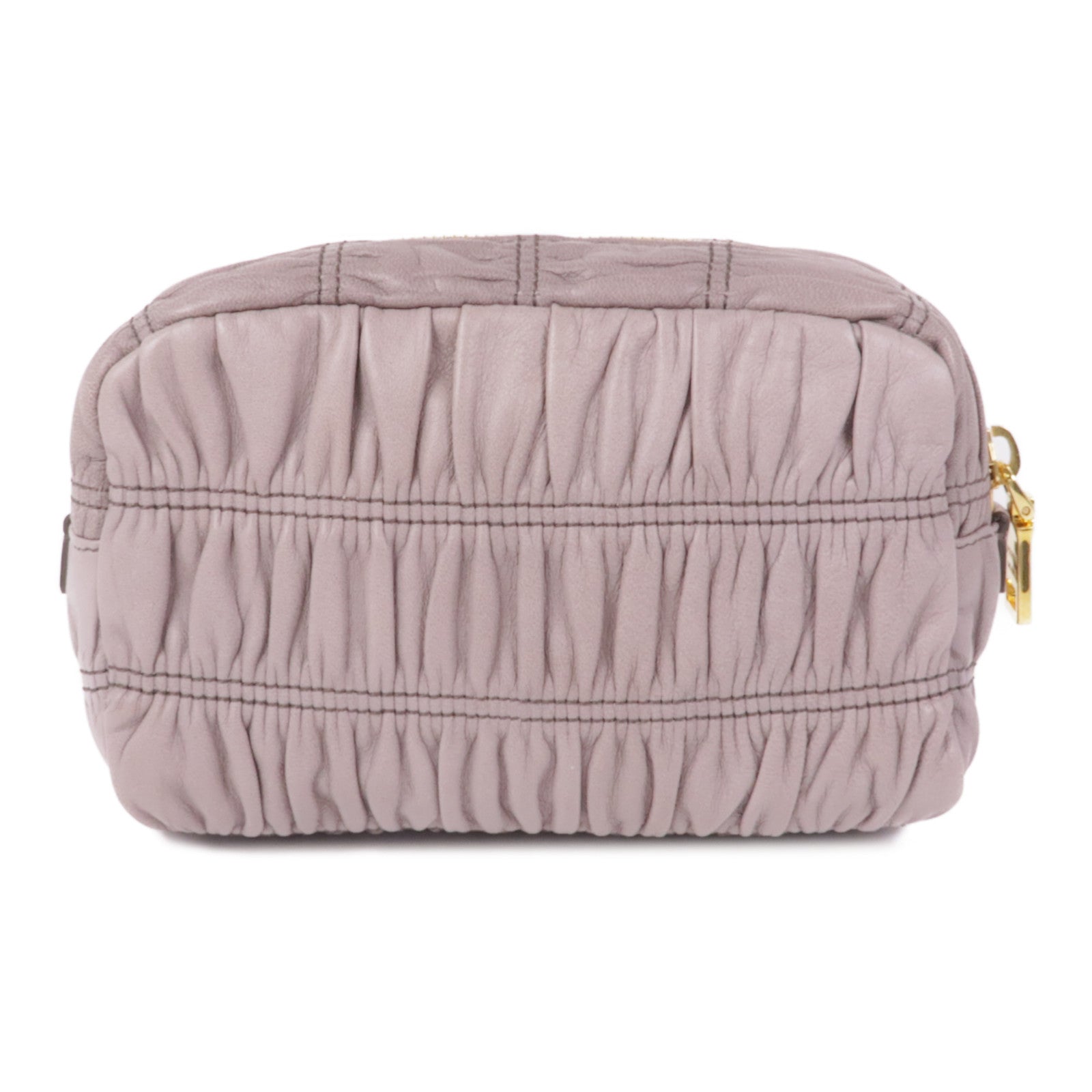 PRADA 牛皮皮革Clutch Bag金扣手拿包