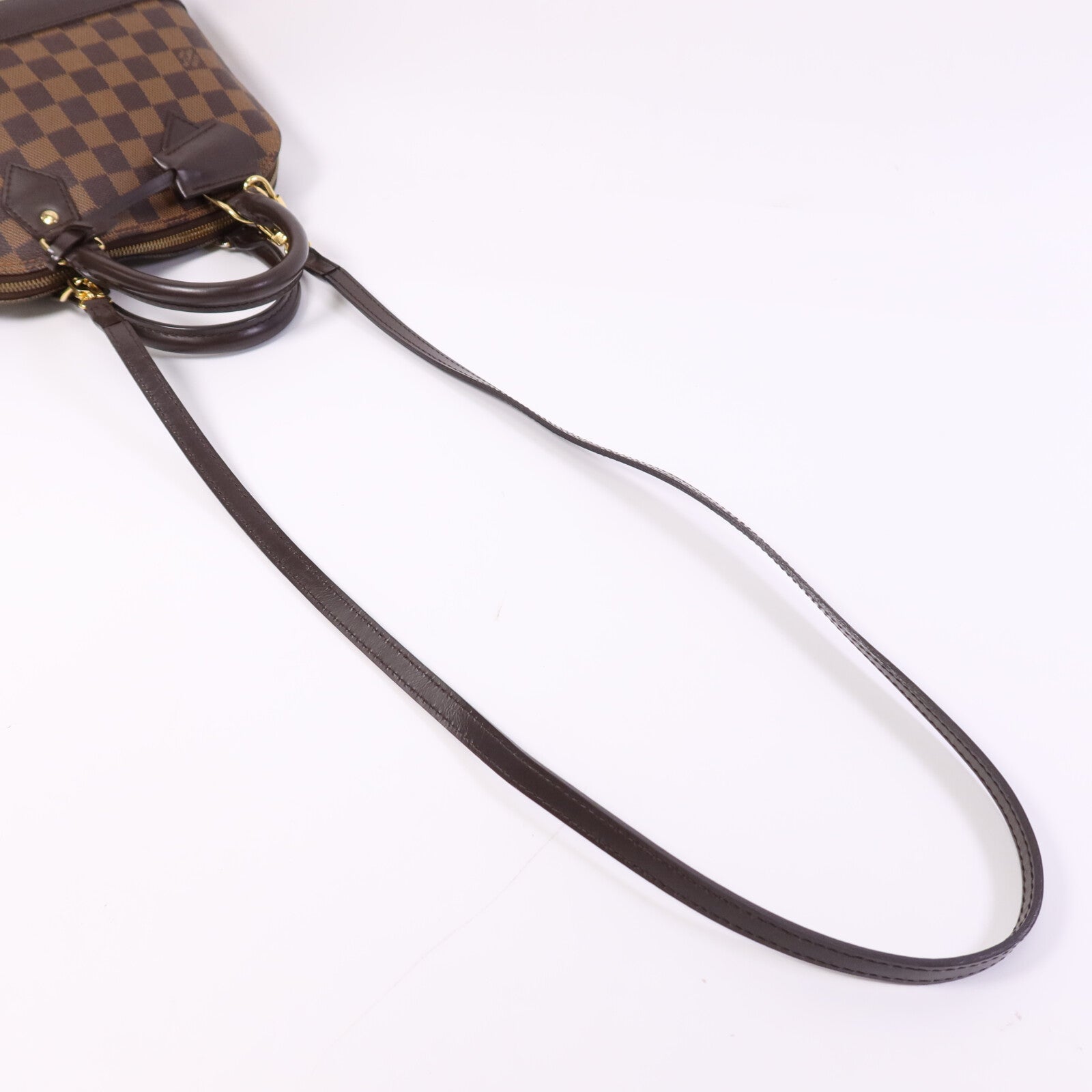 LOUIS VUITTON Damier Alma BB金扣手挽肩背兩用袋