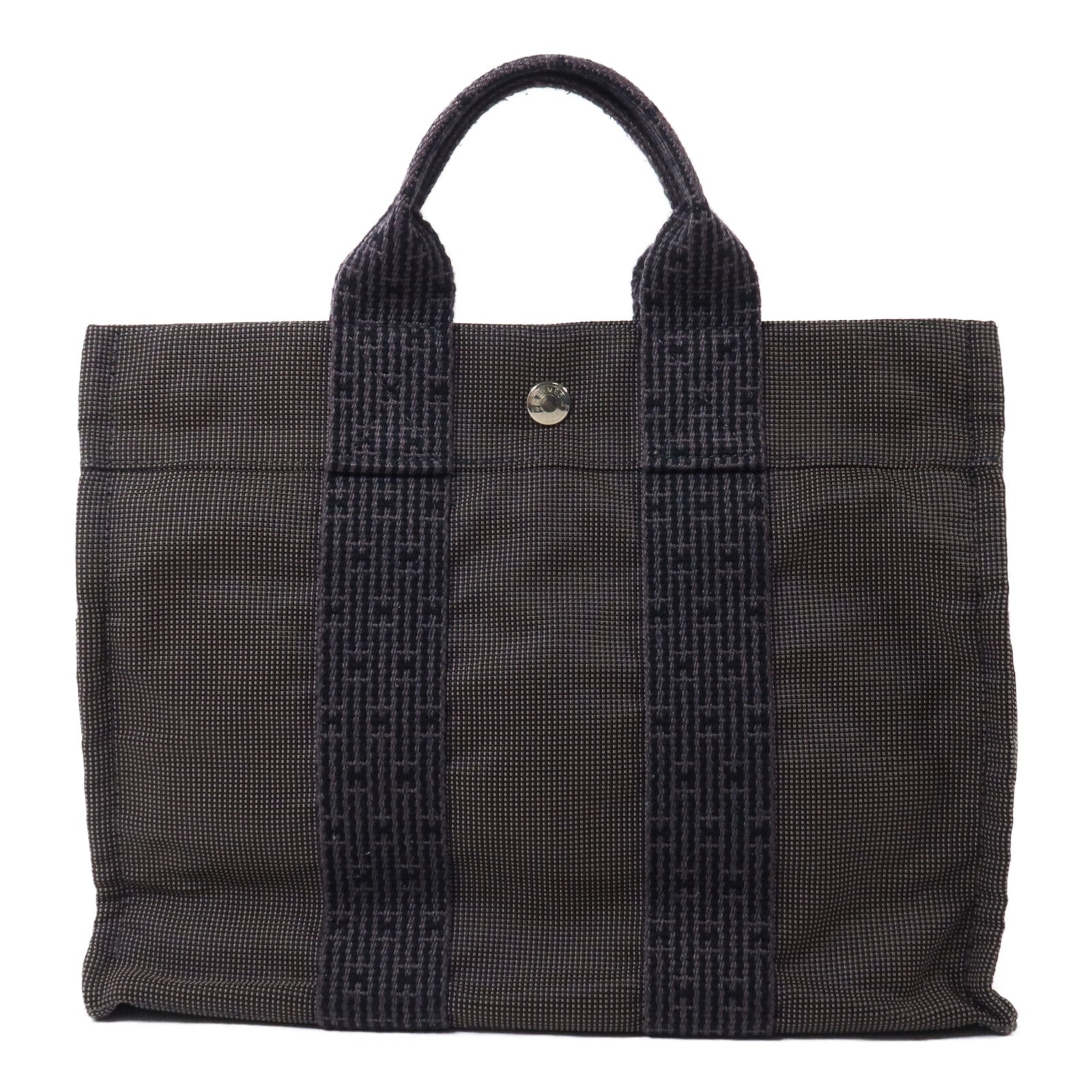 HERMES 帆布Herline Tote手挽袋Grey