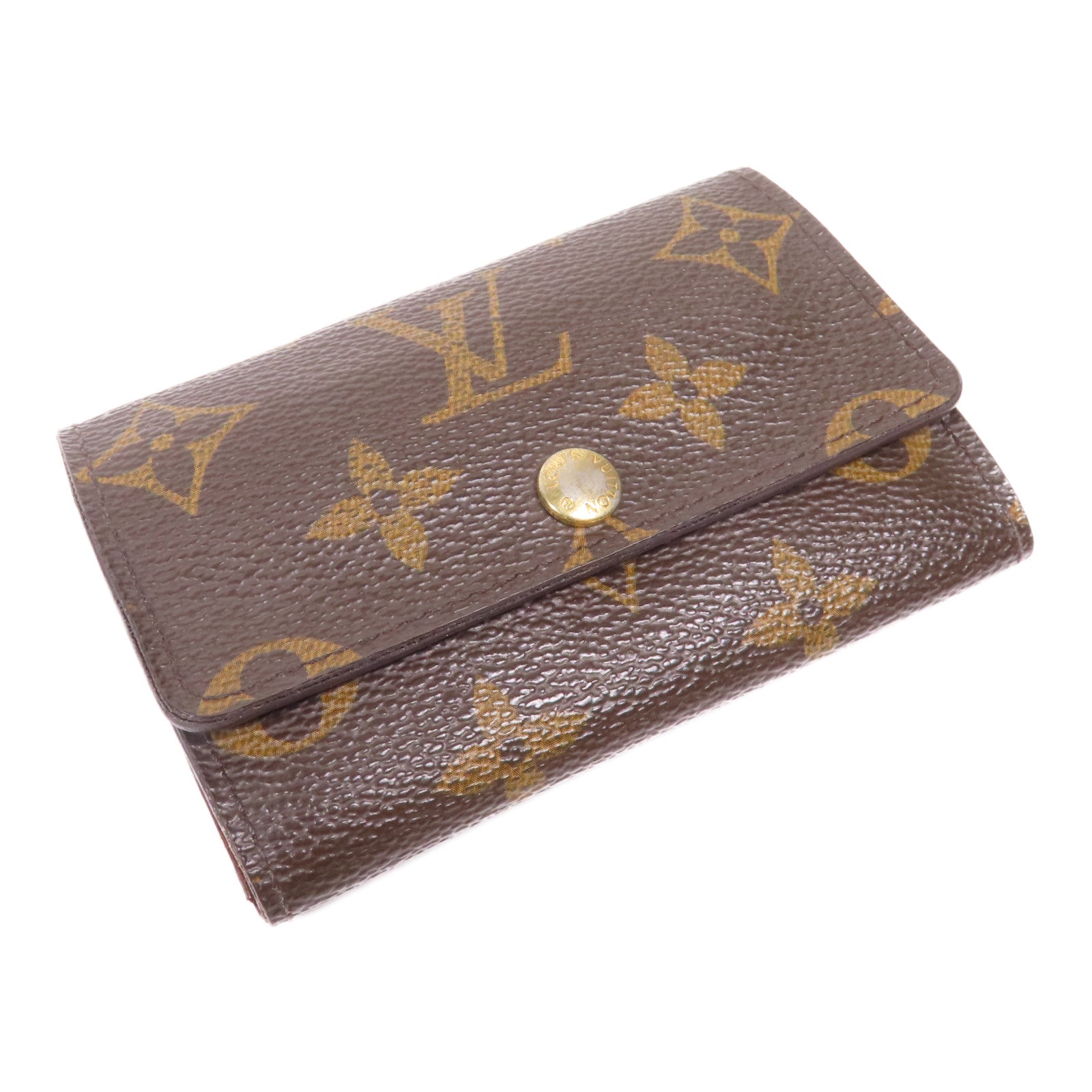 LOUIS VUITTON Monogram 6 Key Holder金扣鎖匙包