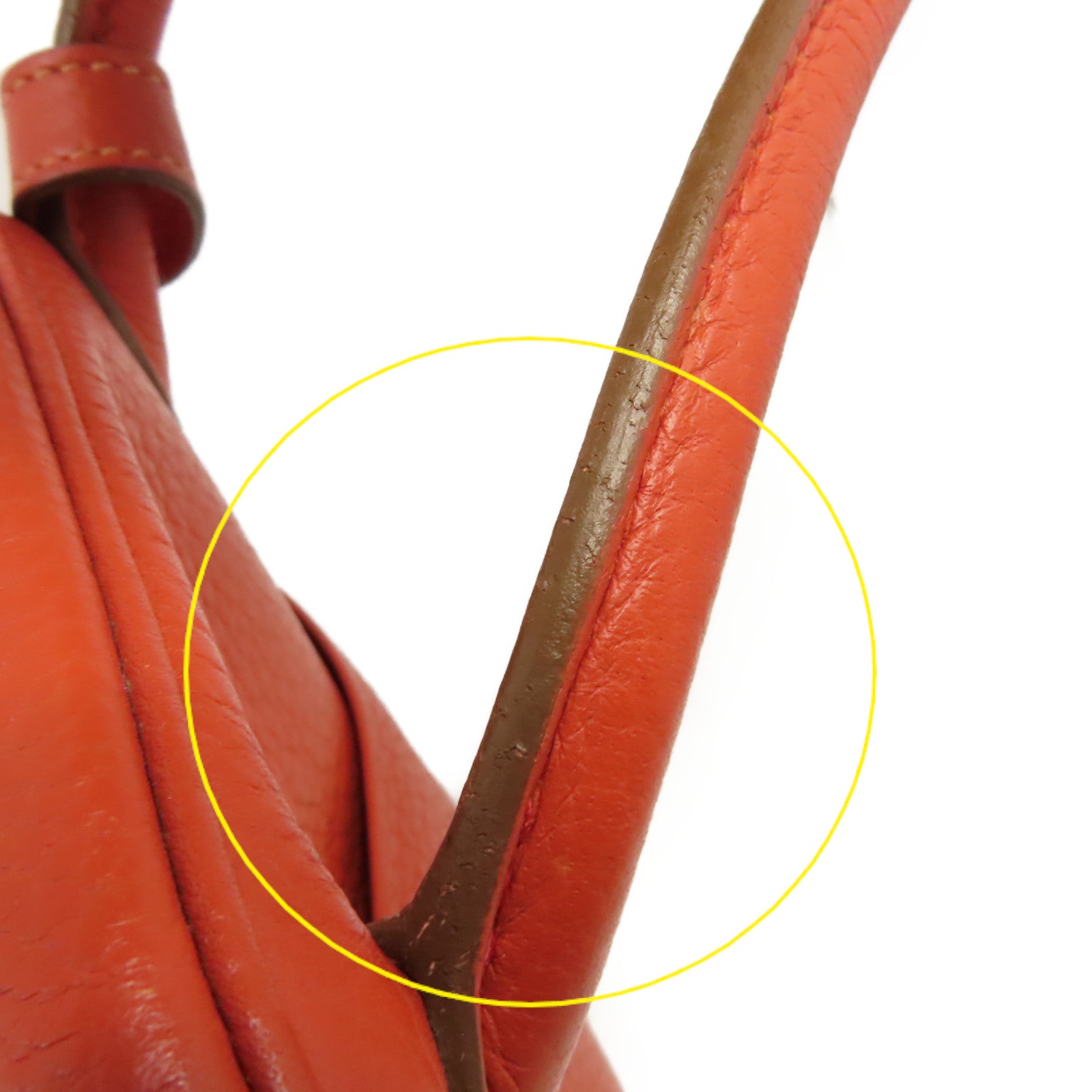 HERMES **【激減優惠】Clemence皮革Lindy 30 Shoulder Bag銀扣肩背袋Sanguine三文魚色/Rose Jaipur糖果紅色