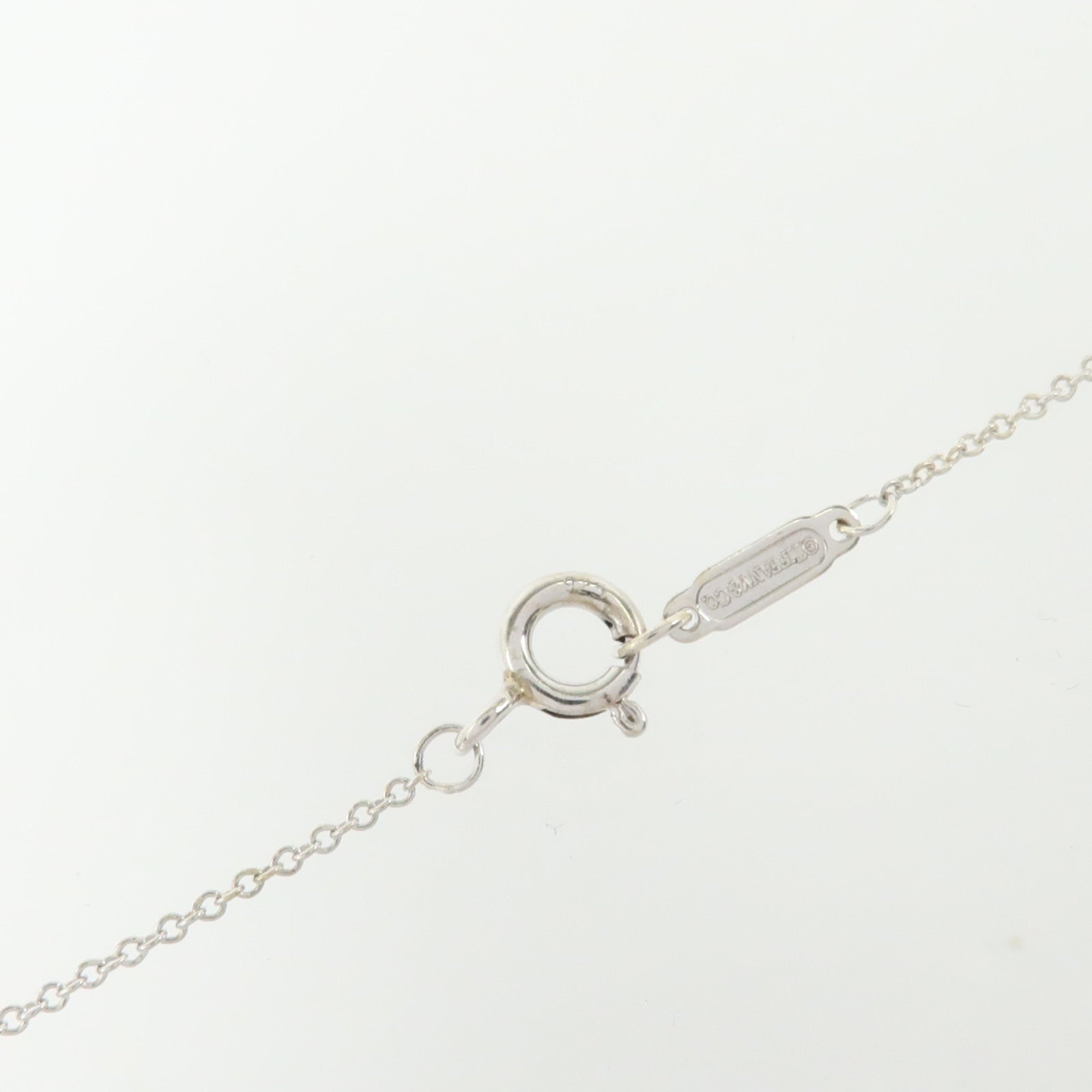 TIFFANY＆CO 925純銀Interlocking Circle Necklace項鏈