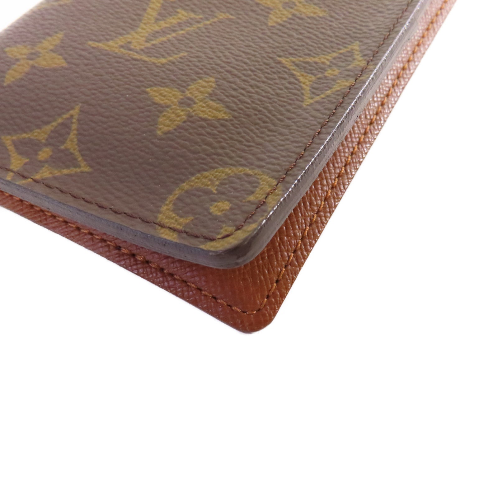 LOUIS VUITTON 【激減優惠】Monogram Porte Valeurs Cartes Credit Bifold Long Wallet長錢包啡色
