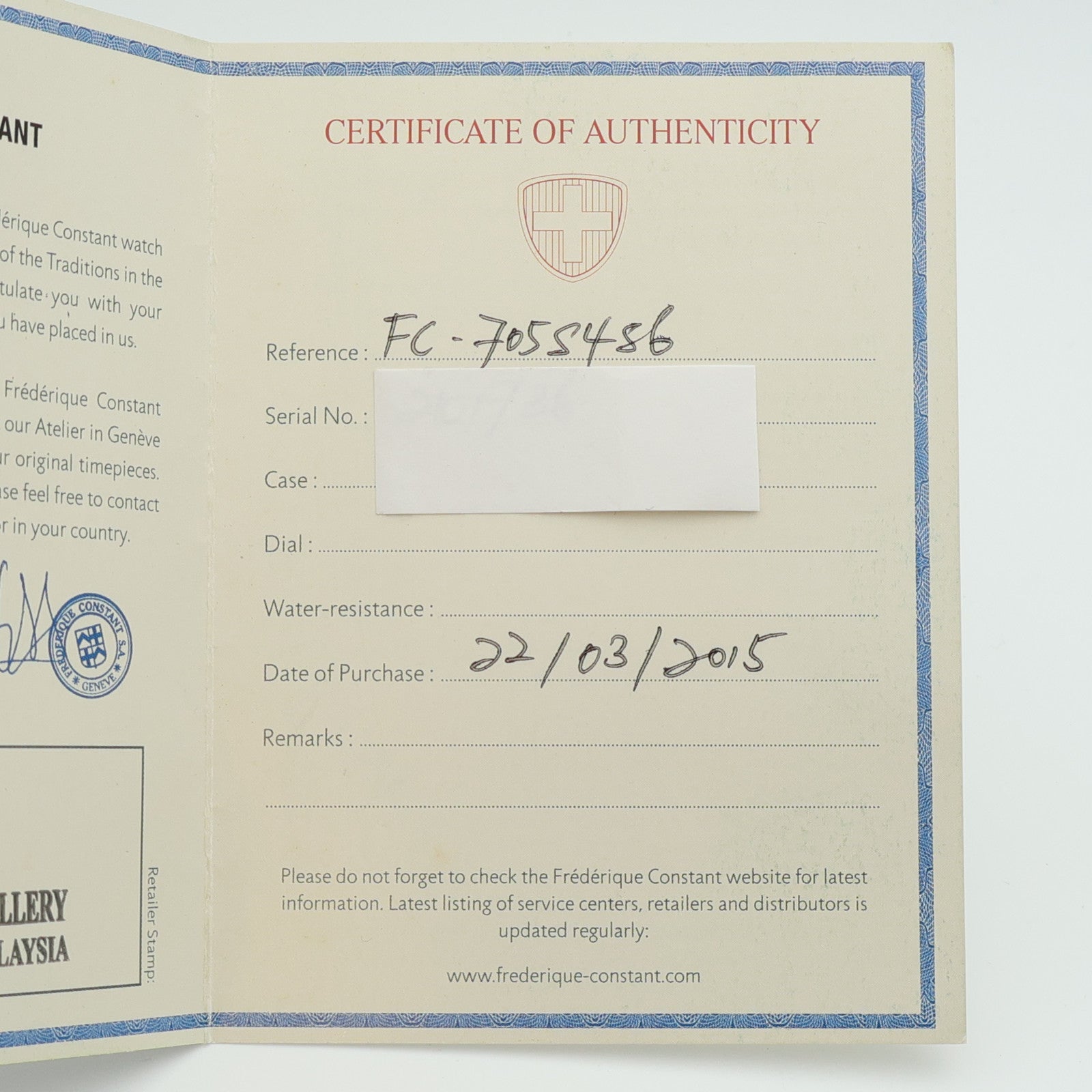 FREDERIQUE CONSTANT Slimline Moonphase FC705S486