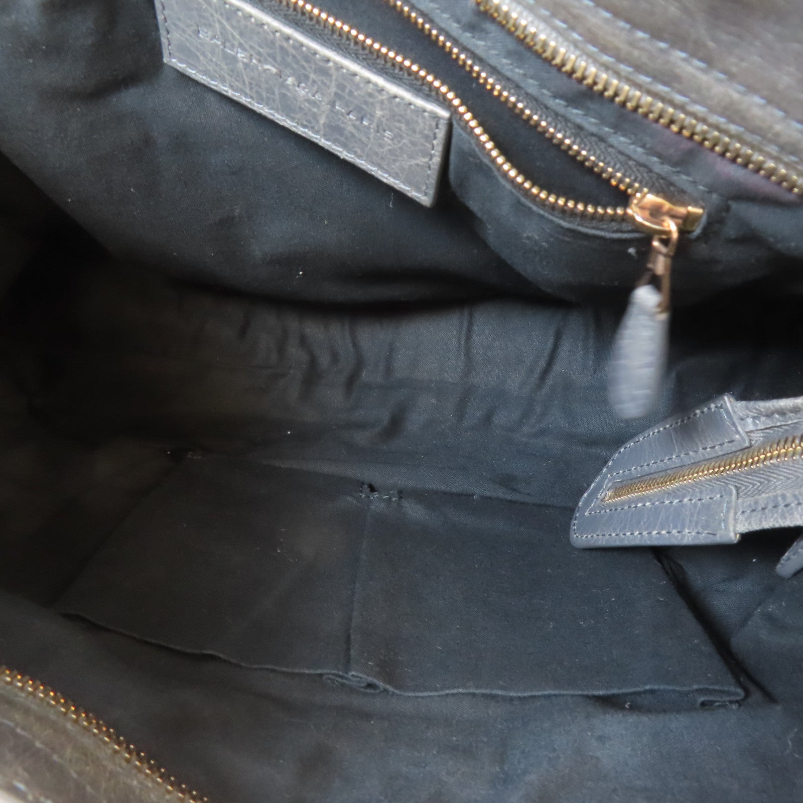 BALENCIAGA 牛皮皮革Giant City Medium金扣手挽肩背兩用袋灰色