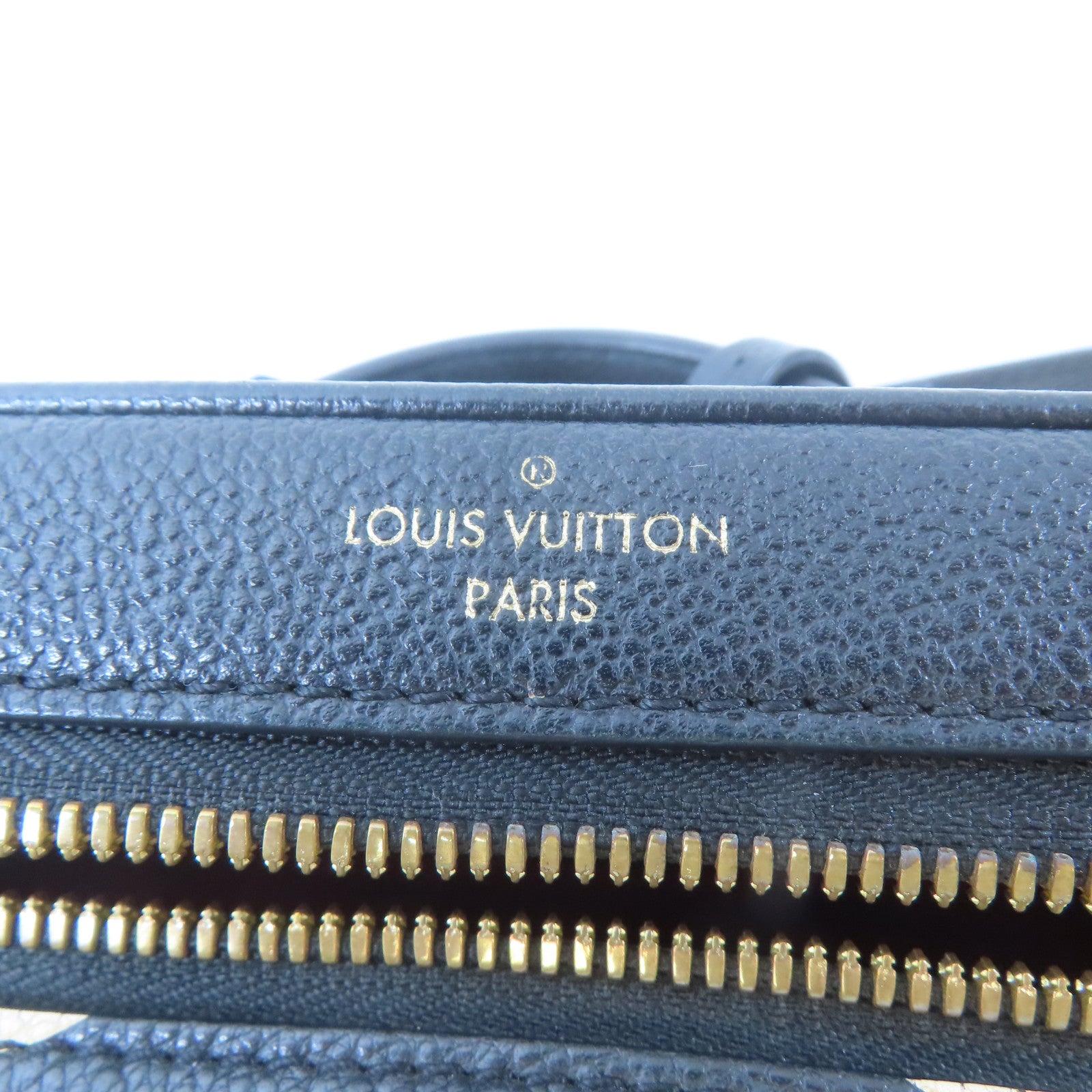 LOUIS VUITTON Monogram Giant Vanity PM金扣手挽肩背兩用袋黑色