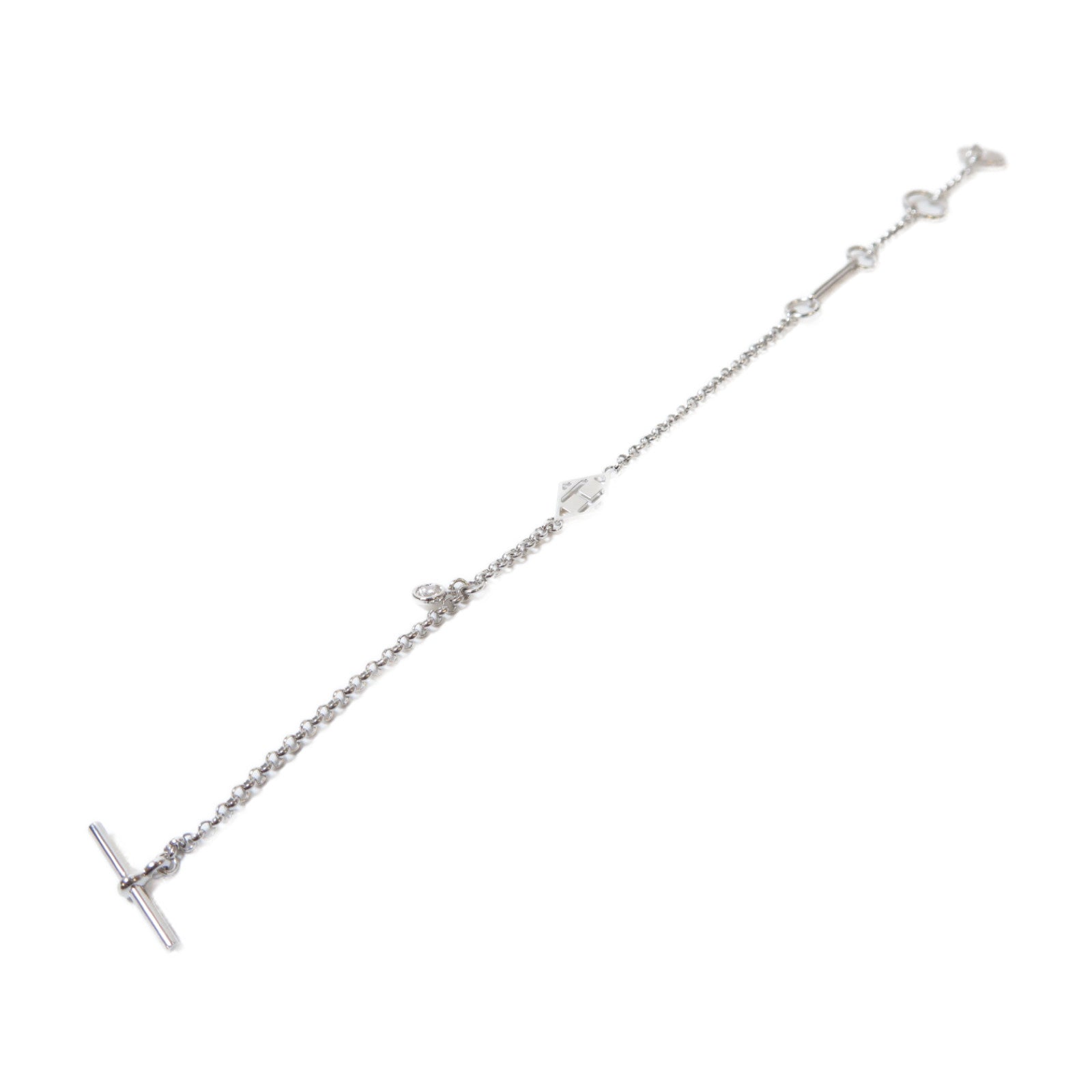 HERMES **【激減優惠】18K白金Bracelet手鏈銀色