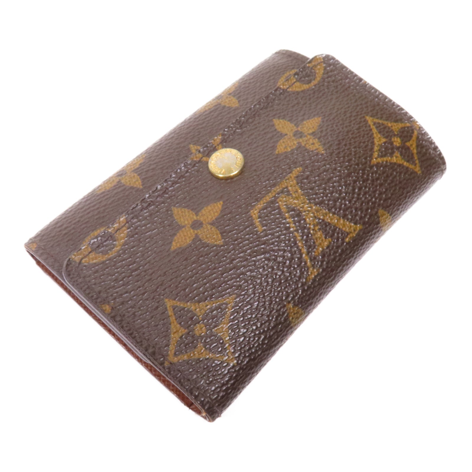 LOUIS VUITTON Monogram 6 Key Holder金扣鎖匙包