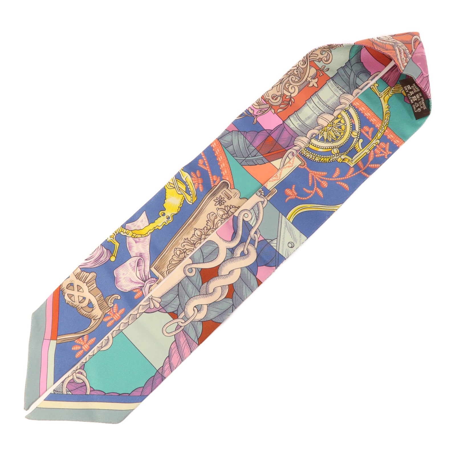 HERMES 絲質Twilly絲巾