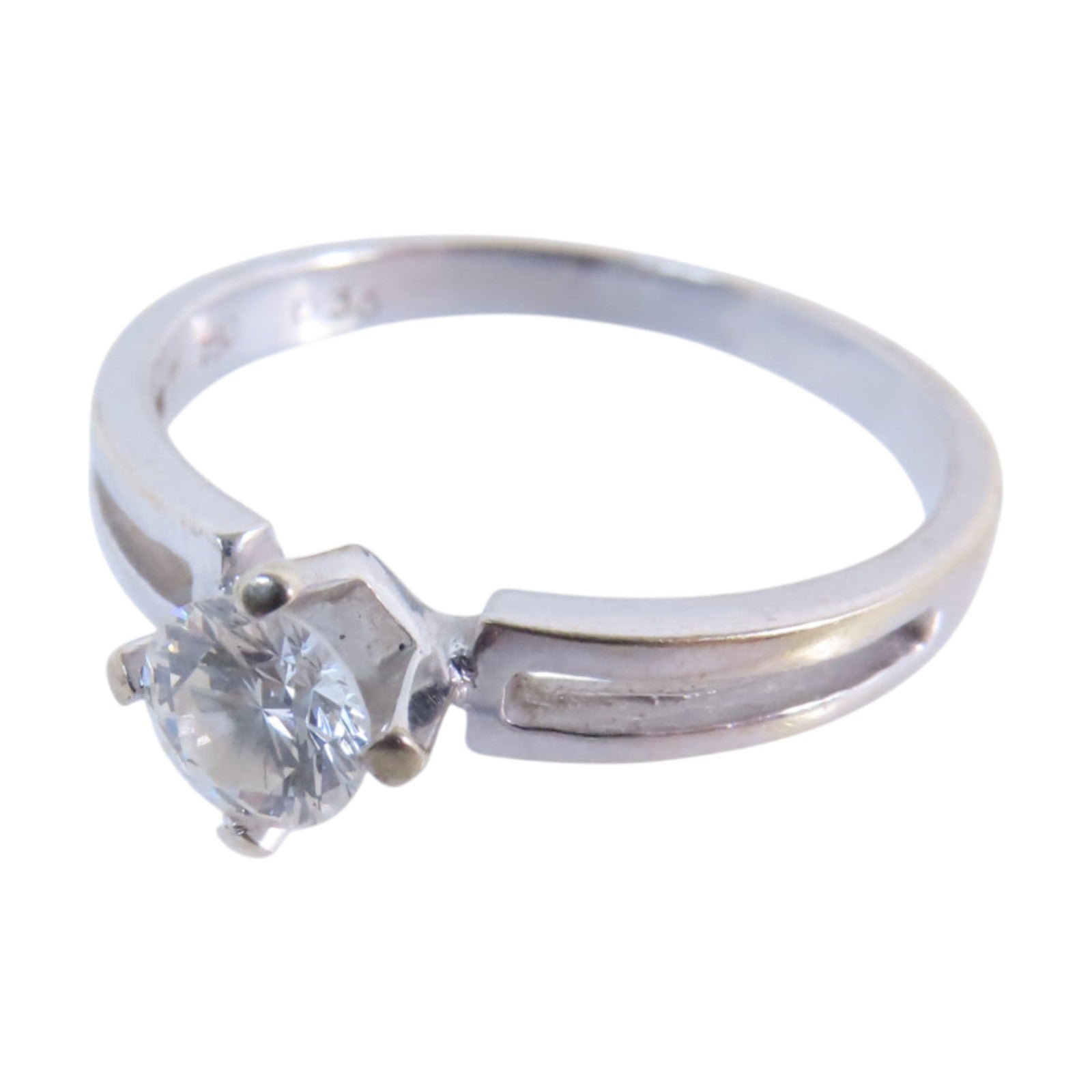JEWELRY 【激減優惠】18K白金Diamond Ring鑽石戒指US#6