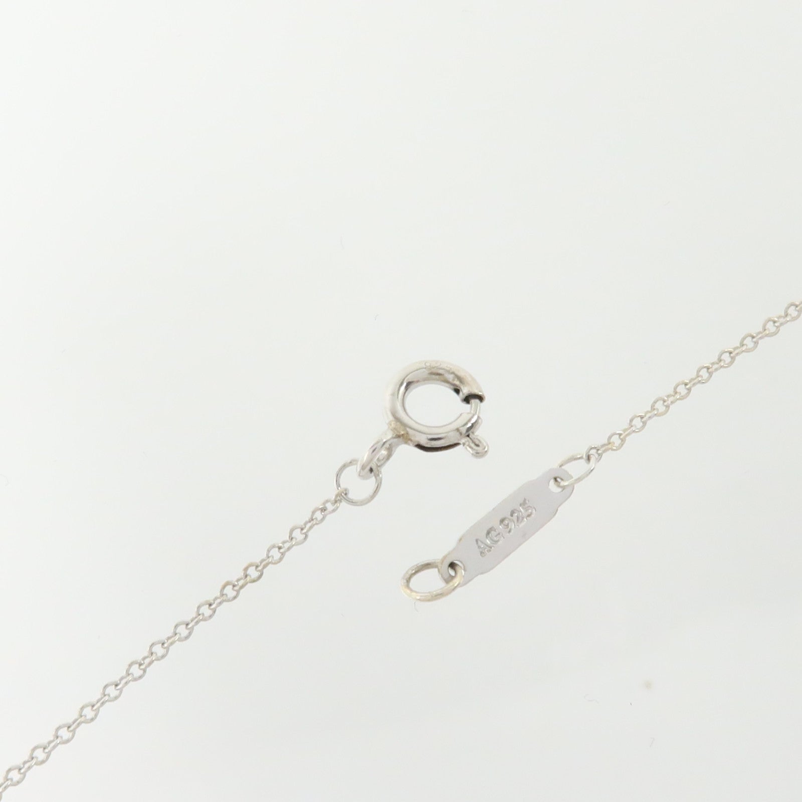 TIFFANY＆CO 925純銀Interlocking Circle Necklace項鏈