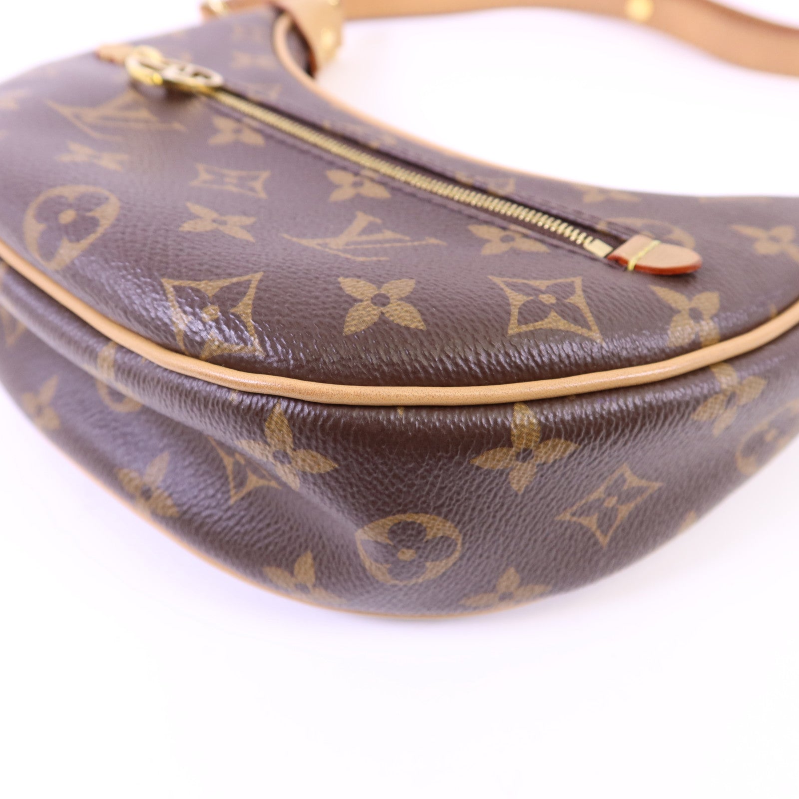 LOUIS VUITTON Monogram Loop金扣肩背袋棕色
