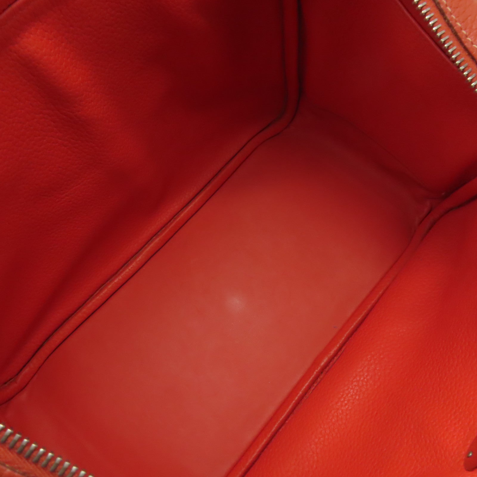 HERMES **【激減優惠】Clemence皮革Lindy 30 Shoulder Bag銀扣肩背袋Sanguine三文魚色/Rose Jaipur糖果紅色