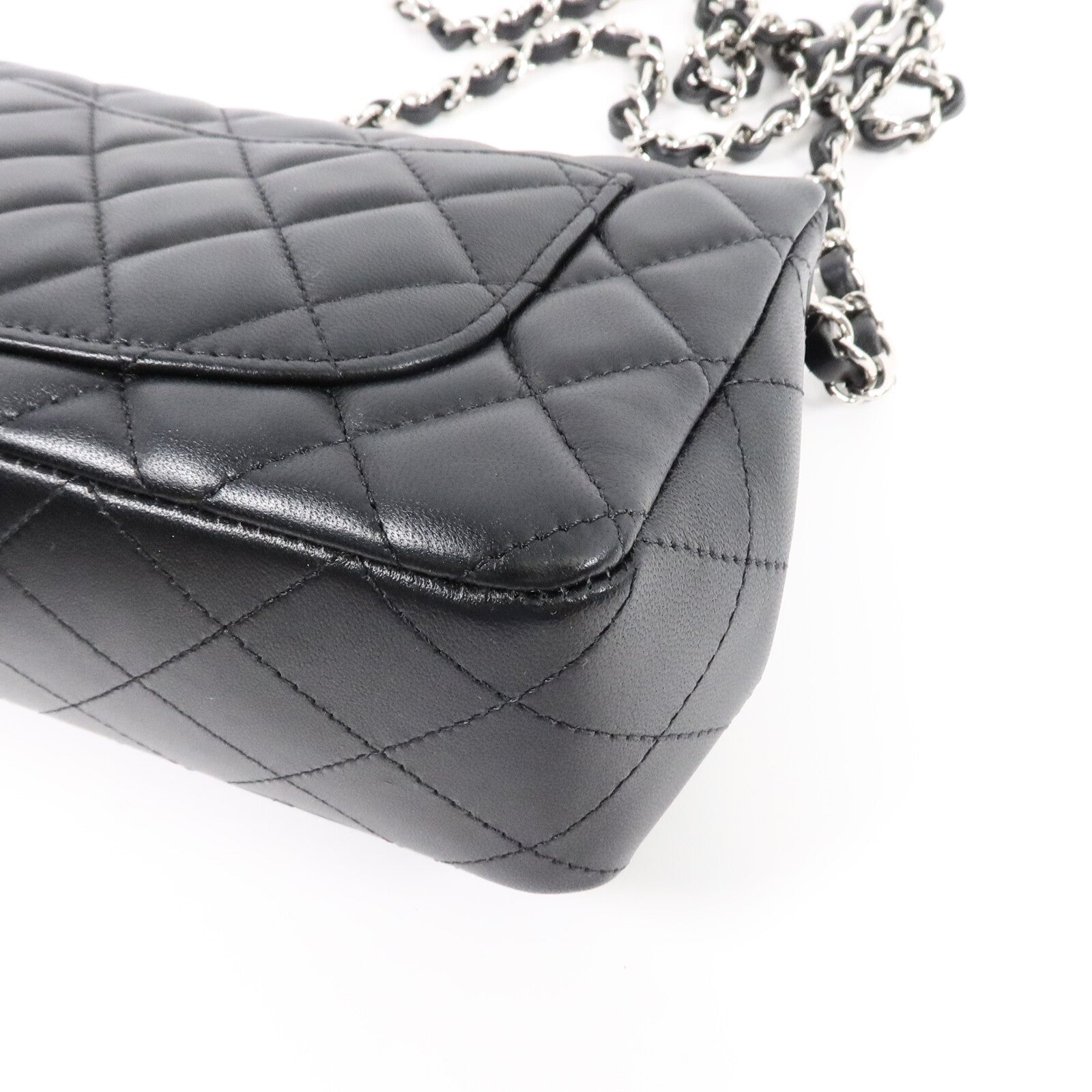 CHANEL 羊皮皮革Classic 20肩背袋
