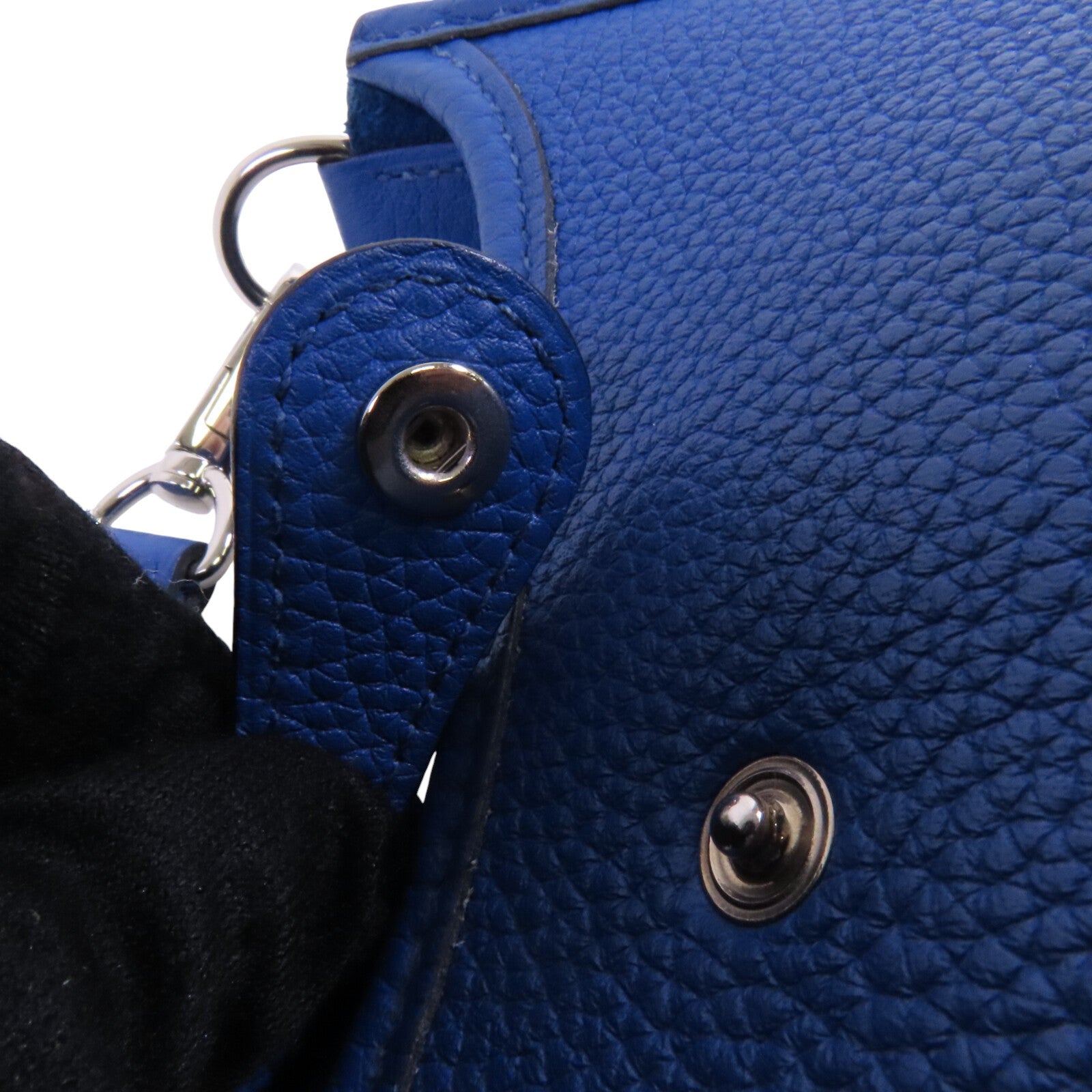 HERMES Clemence皮革Evelyne TPM銀扣肩背袋