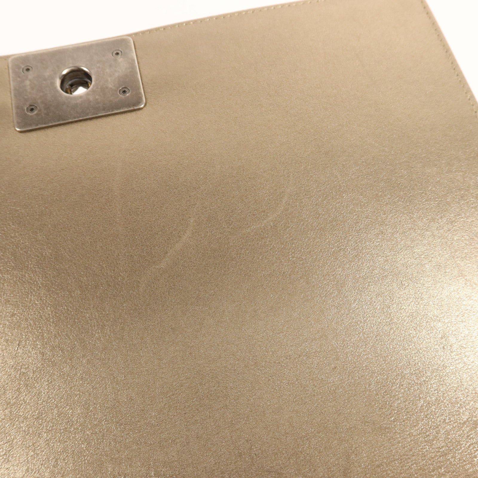 CHANEL 羊皮皮革Boy 28鏈帶肩背袋