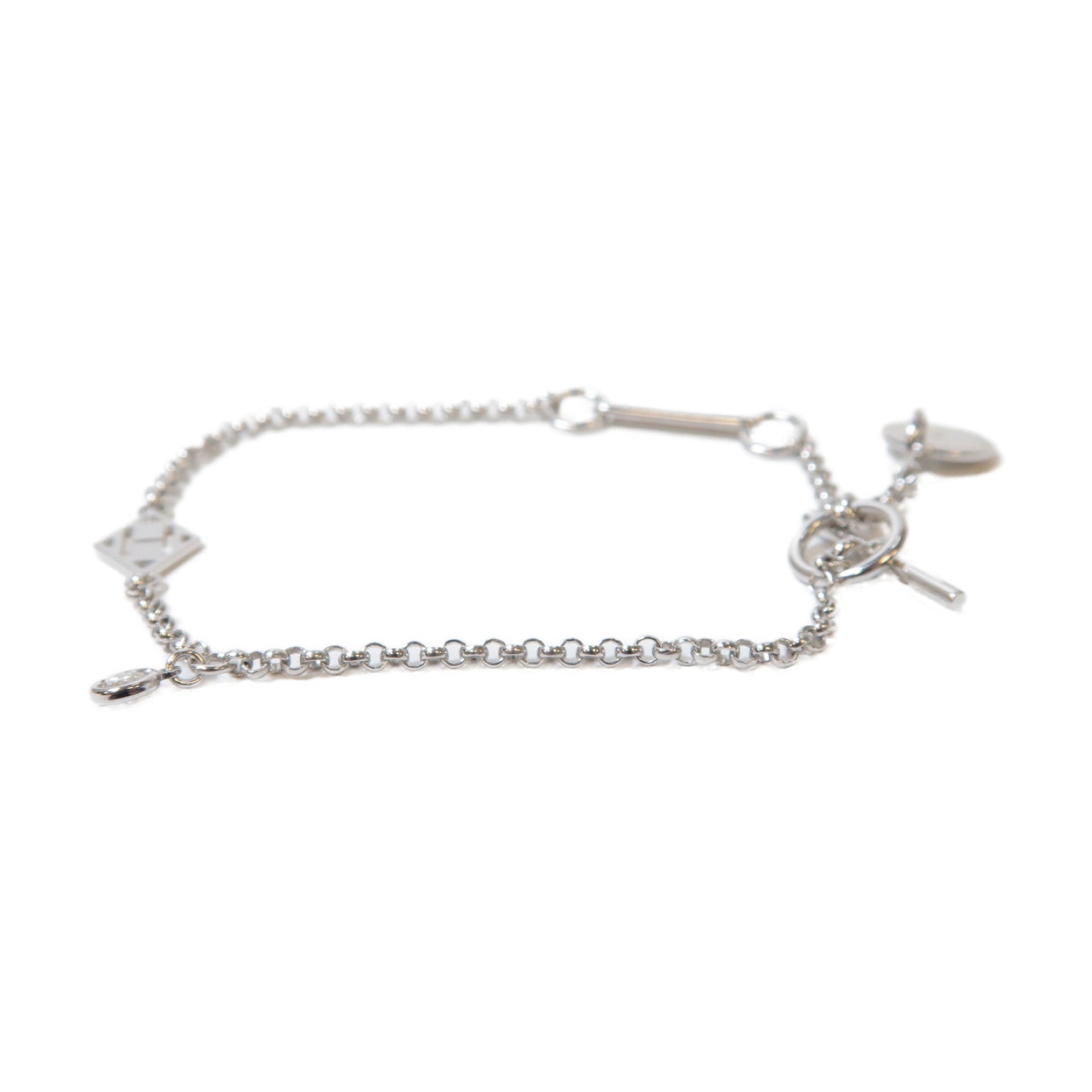 HERMES **【激減優惠】18K白金Bracelet手鏈銀色