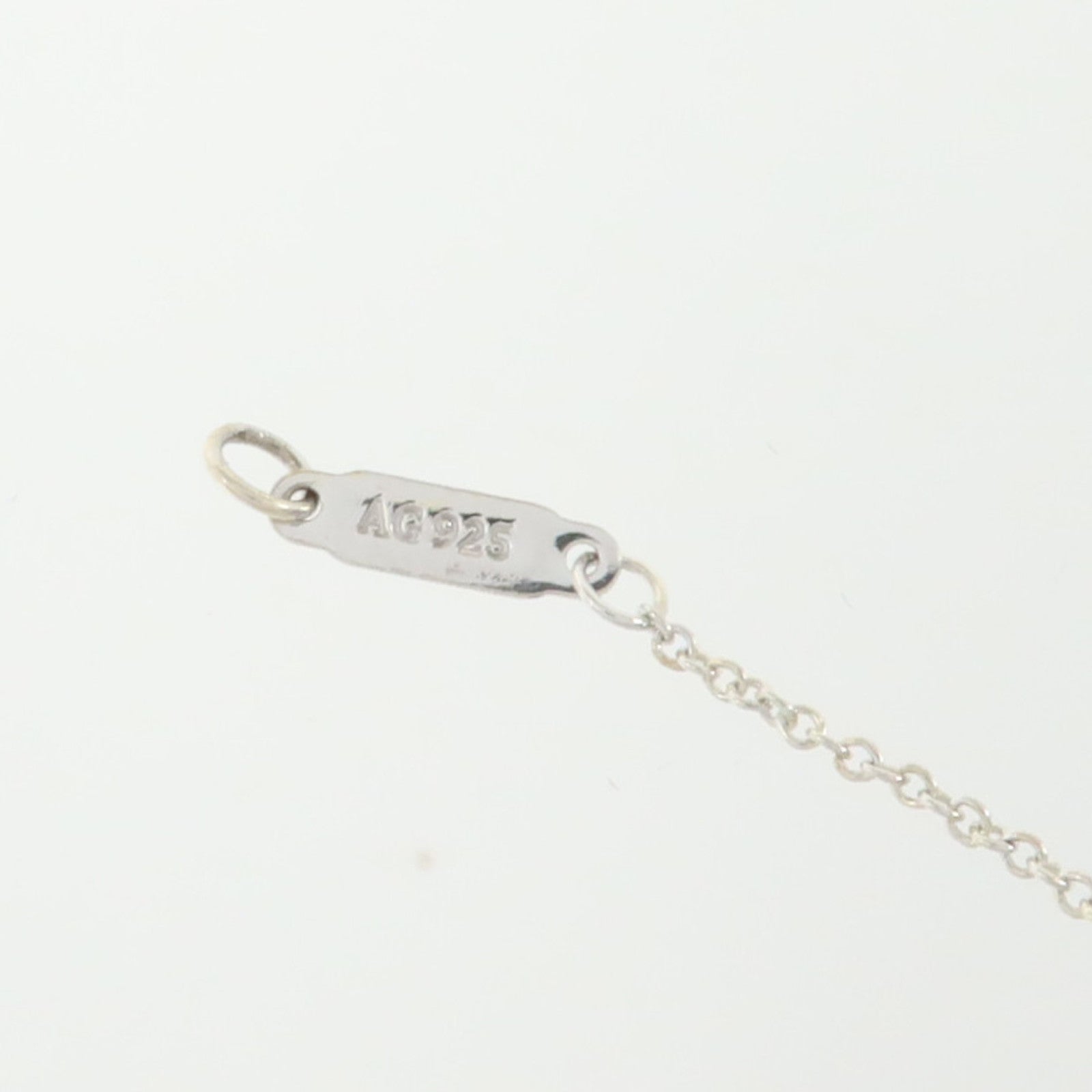TIFFANY＆CO 925純銀Interlocking Circle Necklace項鏈