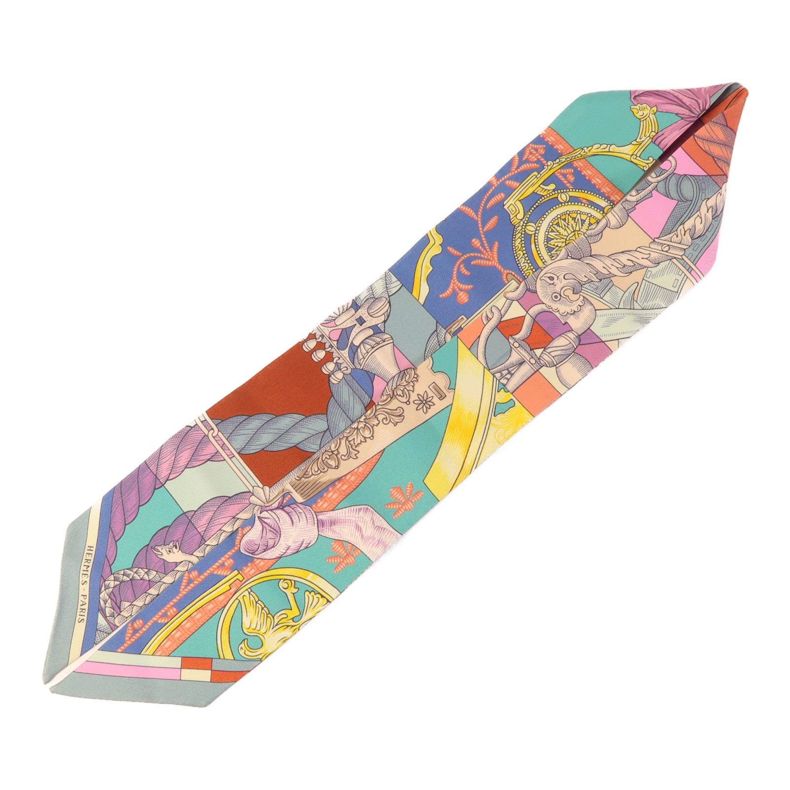 HERMES 絲質Twilly絲巾