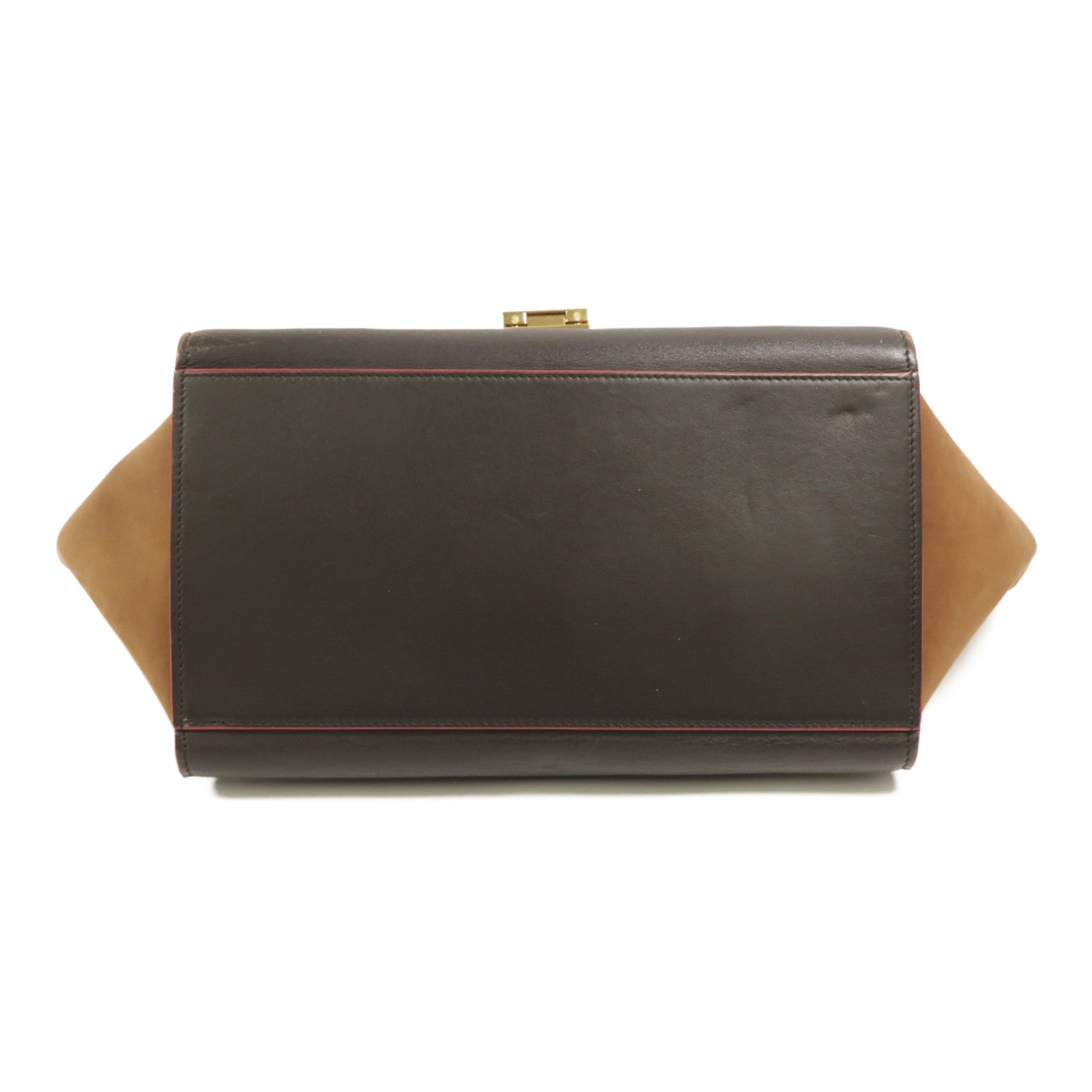 CELINE 牛皮皮革Trapeze手挽肩背兩用袋