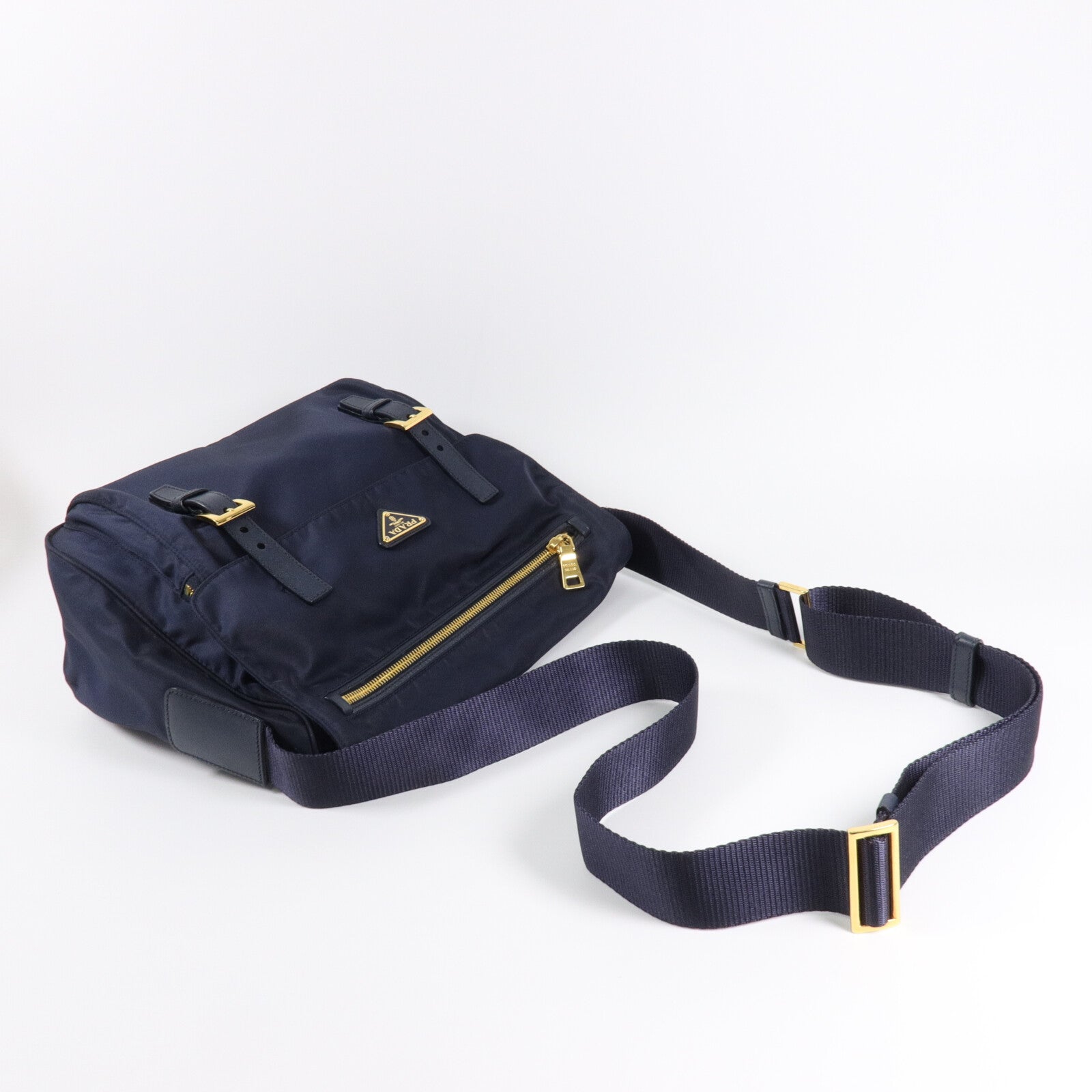 PRADA 尼龍Messenger Bag肩背袋