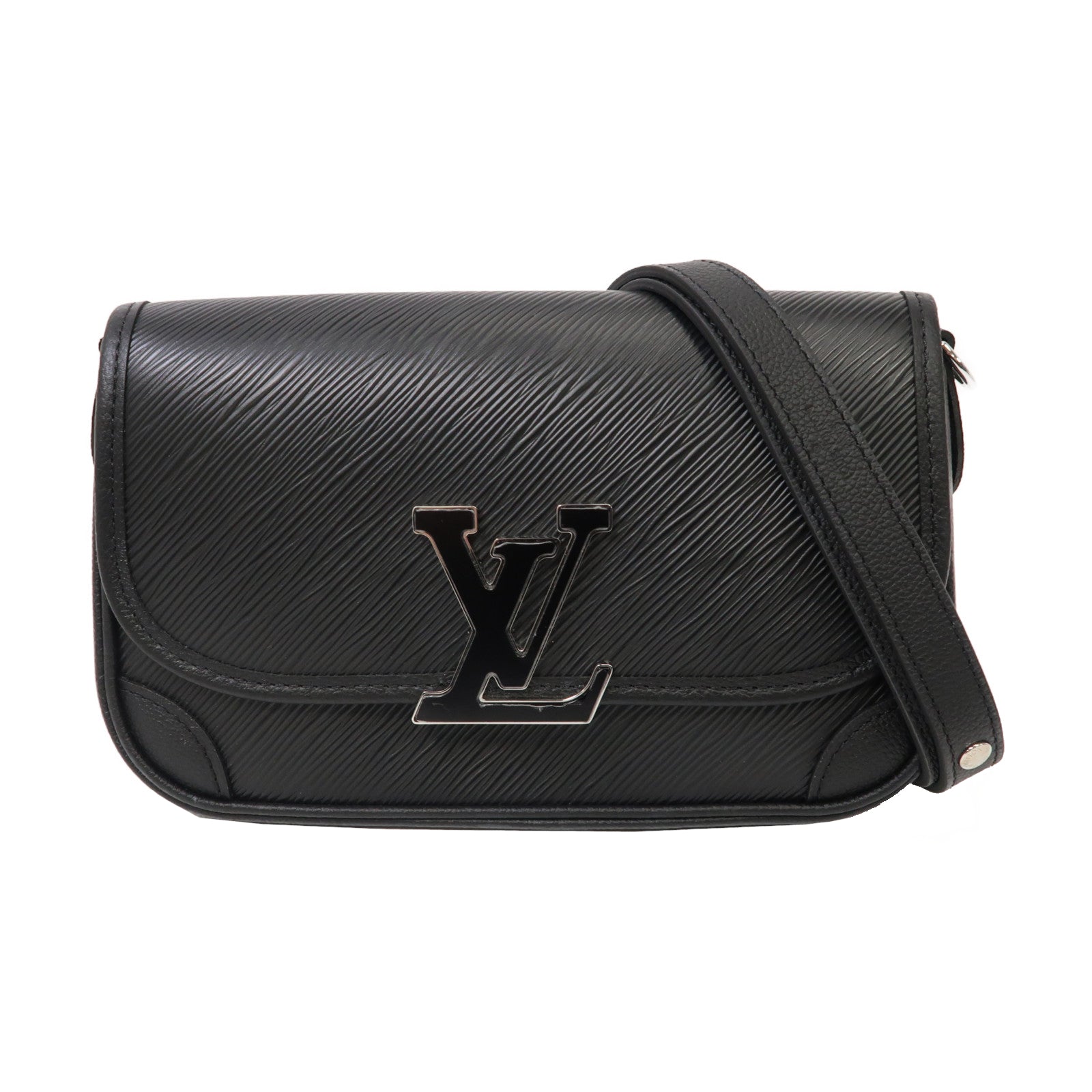 LOUIS VUITTON 【激減優惠】Epi Buci銀扣肩背袋黑色