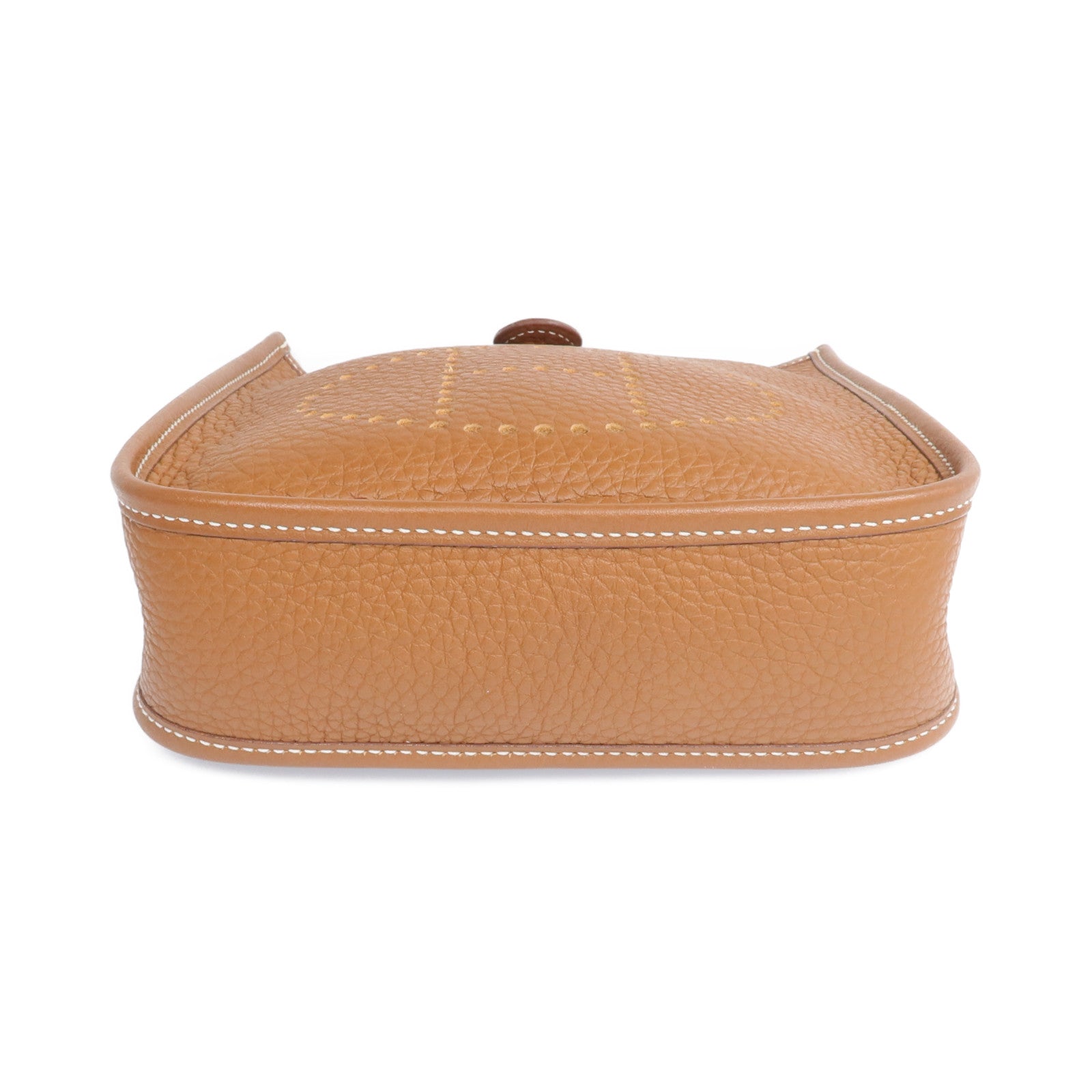 HERMES Clemence皮革Evelyne TPM 銀扣肩背袋
