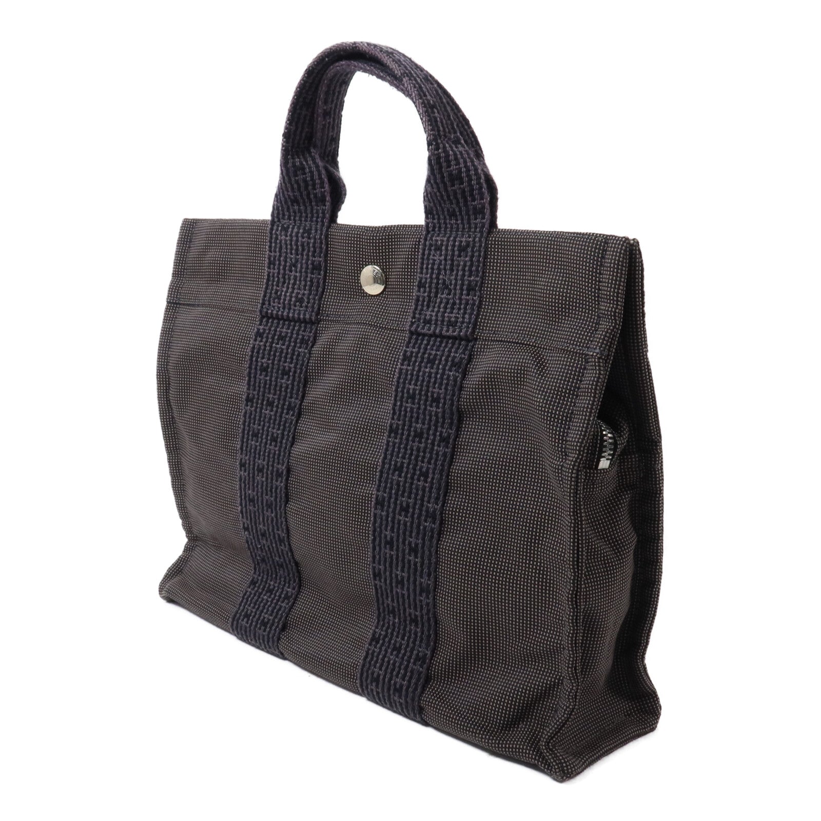 HERMES 帆布Herline Tote手挽袋Grey