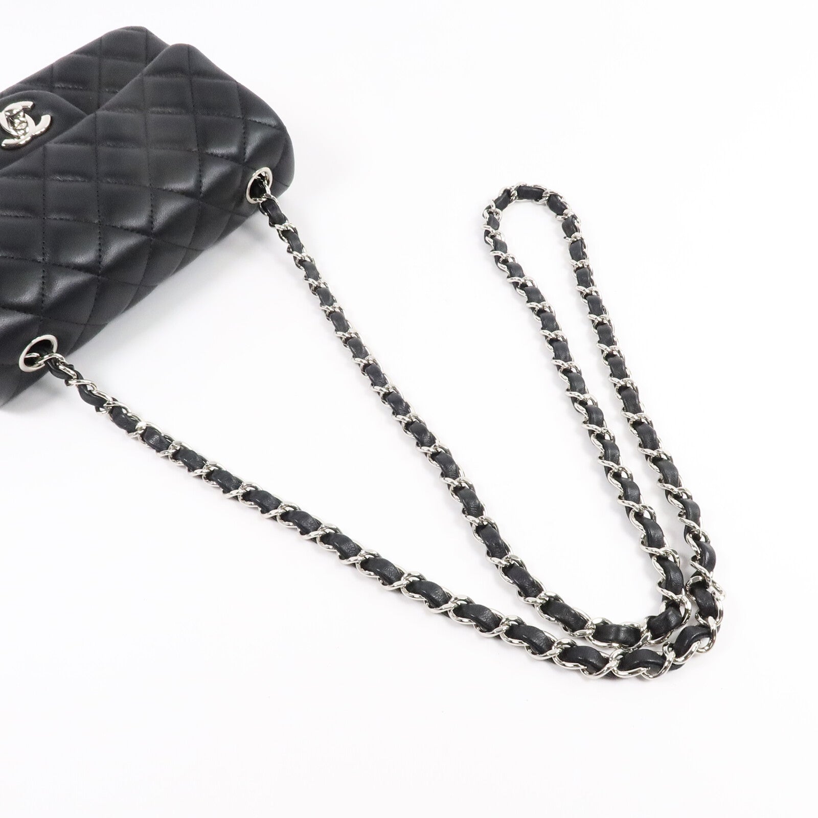 CHANEL 羊皮皮革Classic 20肩背袋