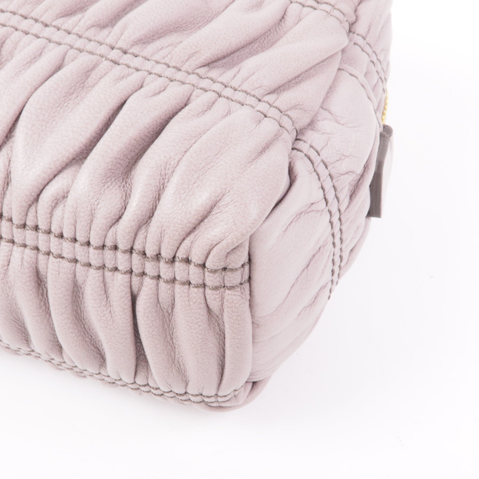 PRADA 牛皮皮革Clutch Bag金扣手拿包