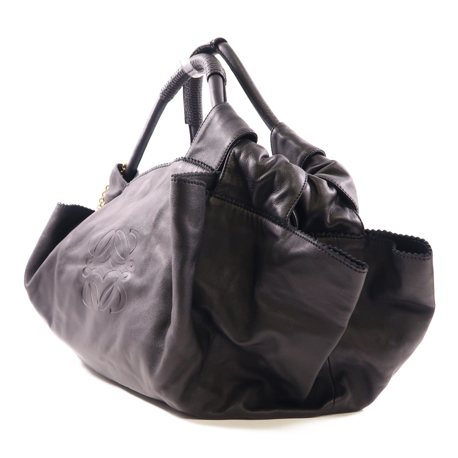 LOEWE 羊皮皮革Nappa Aire金扣手挽袋