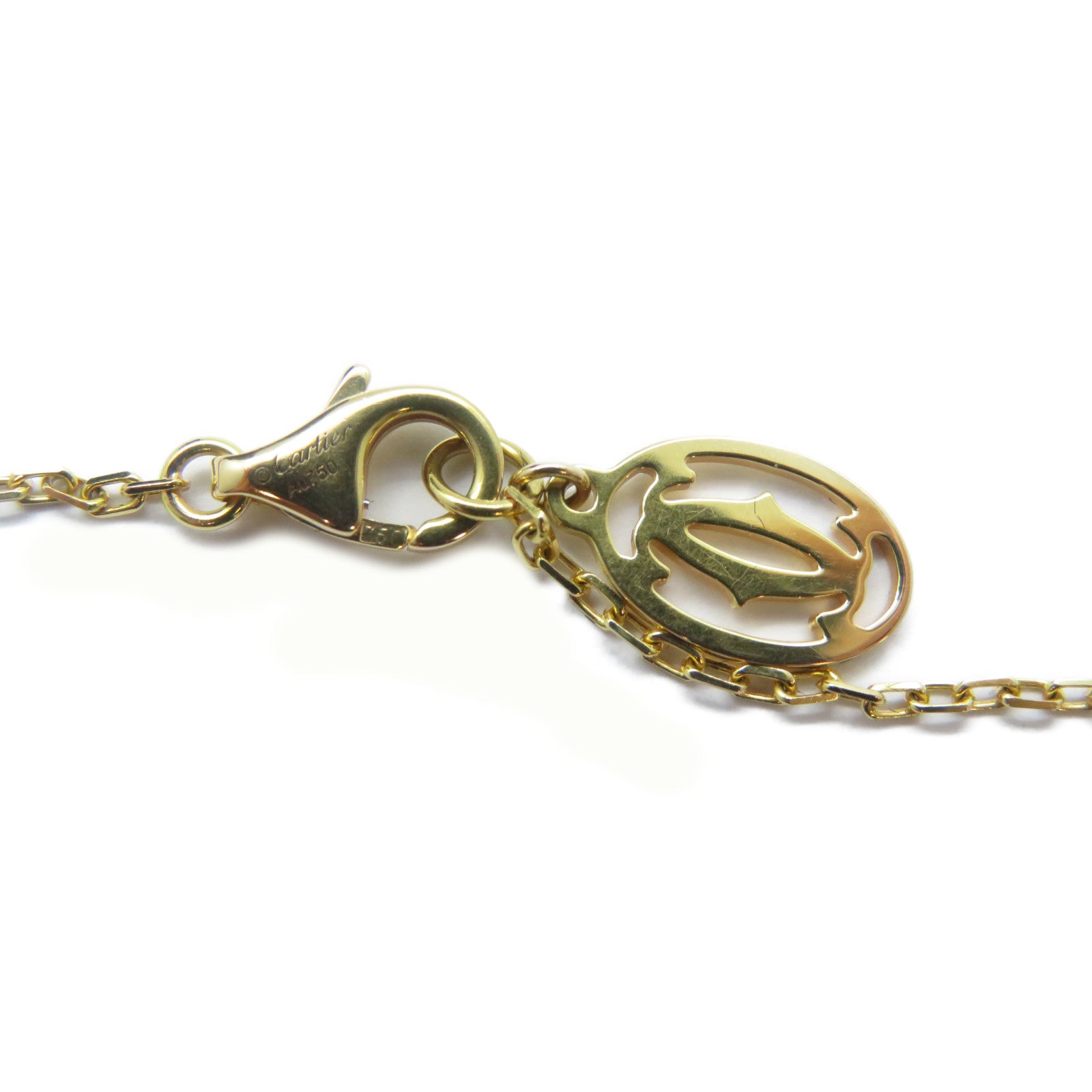 CARTIER 18K黃金D'Amour Necklace 0.18ct鑽石項鍊