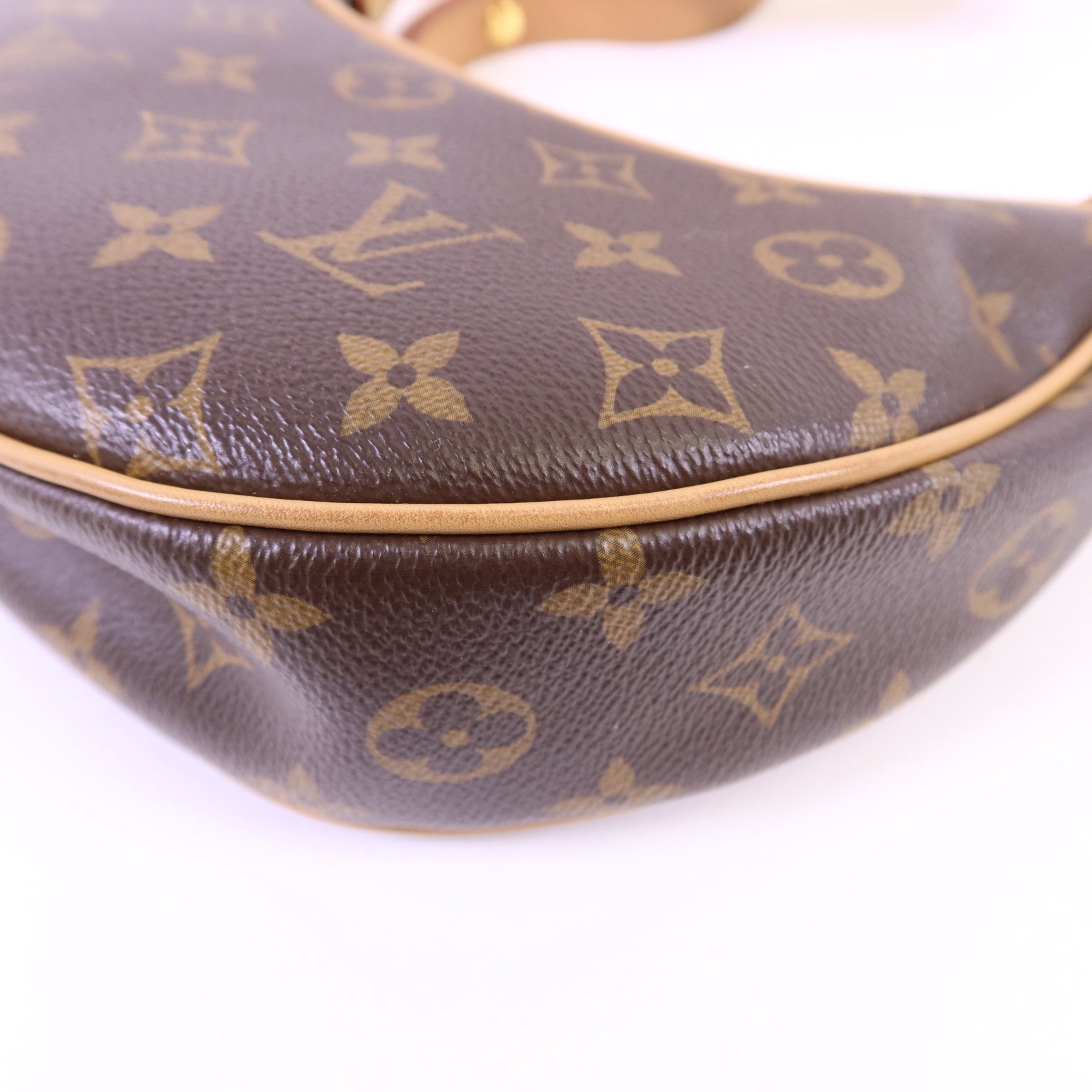 LOUIS VUITTON Monogram Loop金扣肩背袋棕色