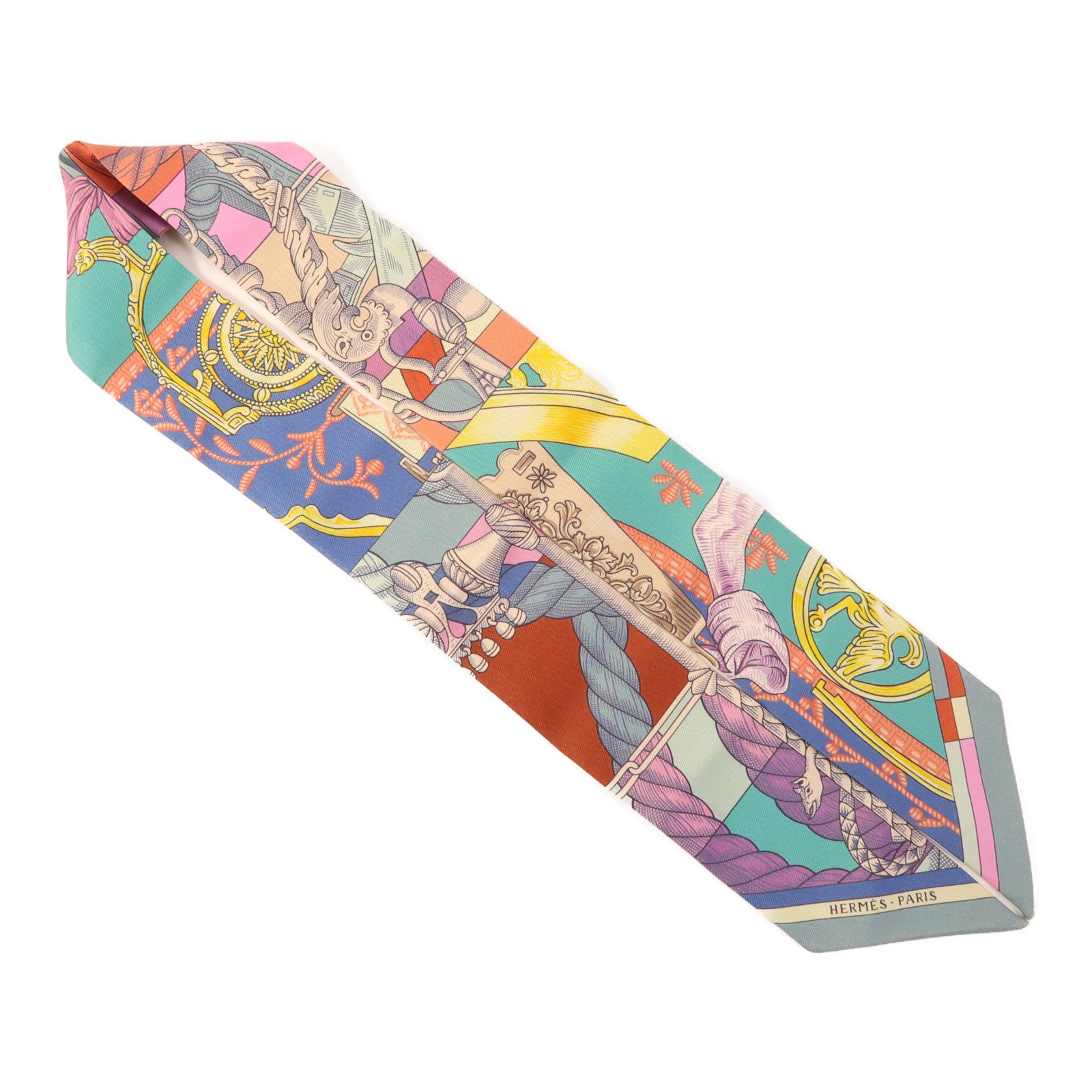 HERMES 絲質Twilly絲巾