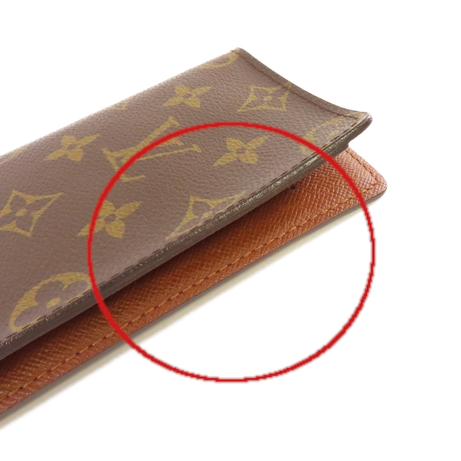 LOUIS VUITTON 【激減優惠】Monogram Porte Valeurs Cartes Credit Bifold Long Wallet長錢包啡色