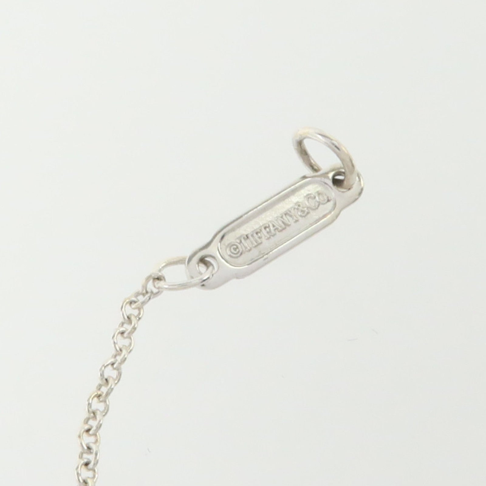 TIFFANY＆CO 925純銀Interlocking Circle Necklace項鏈