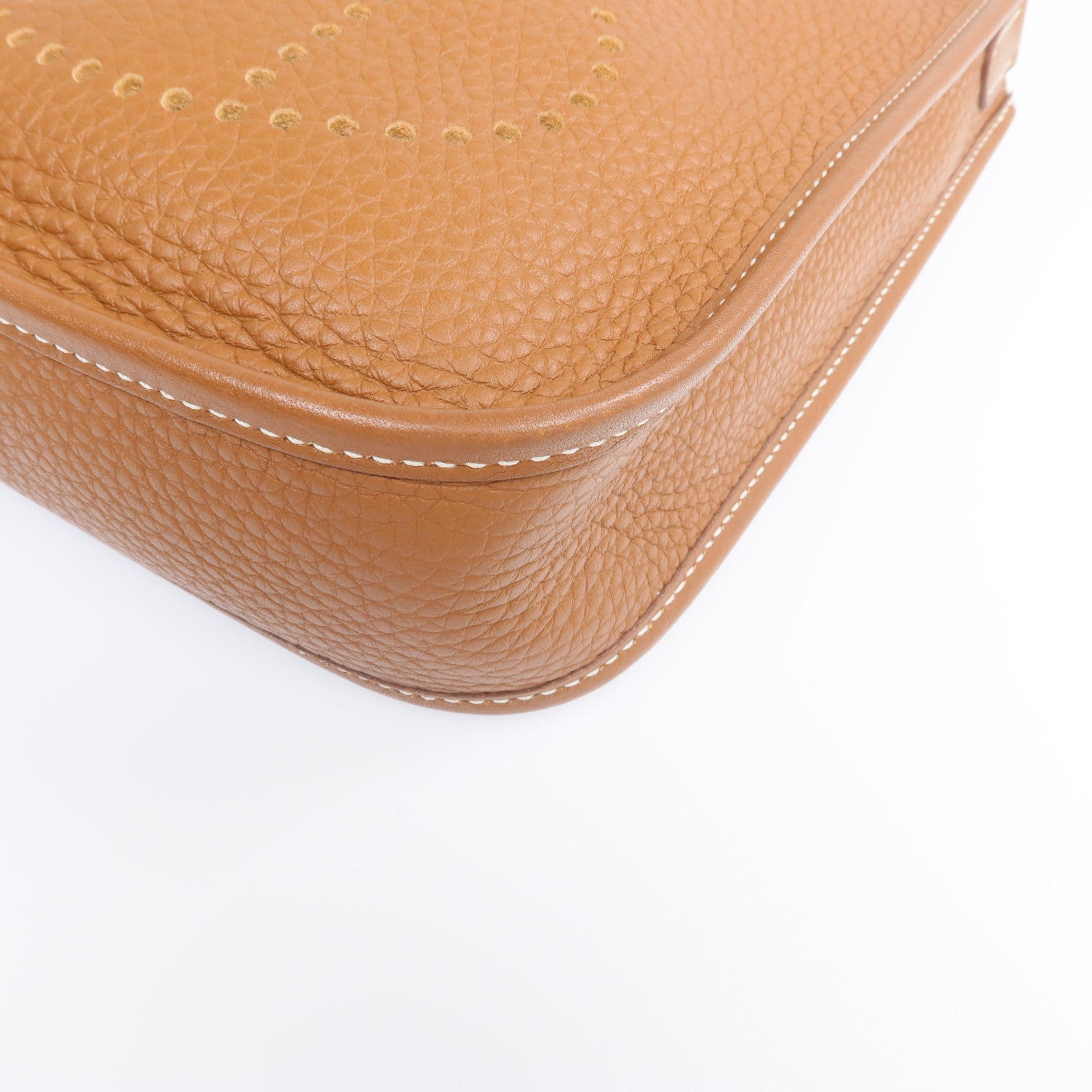 HERMES Clemence皮革Evelyne TPM 銀扣肩背袋