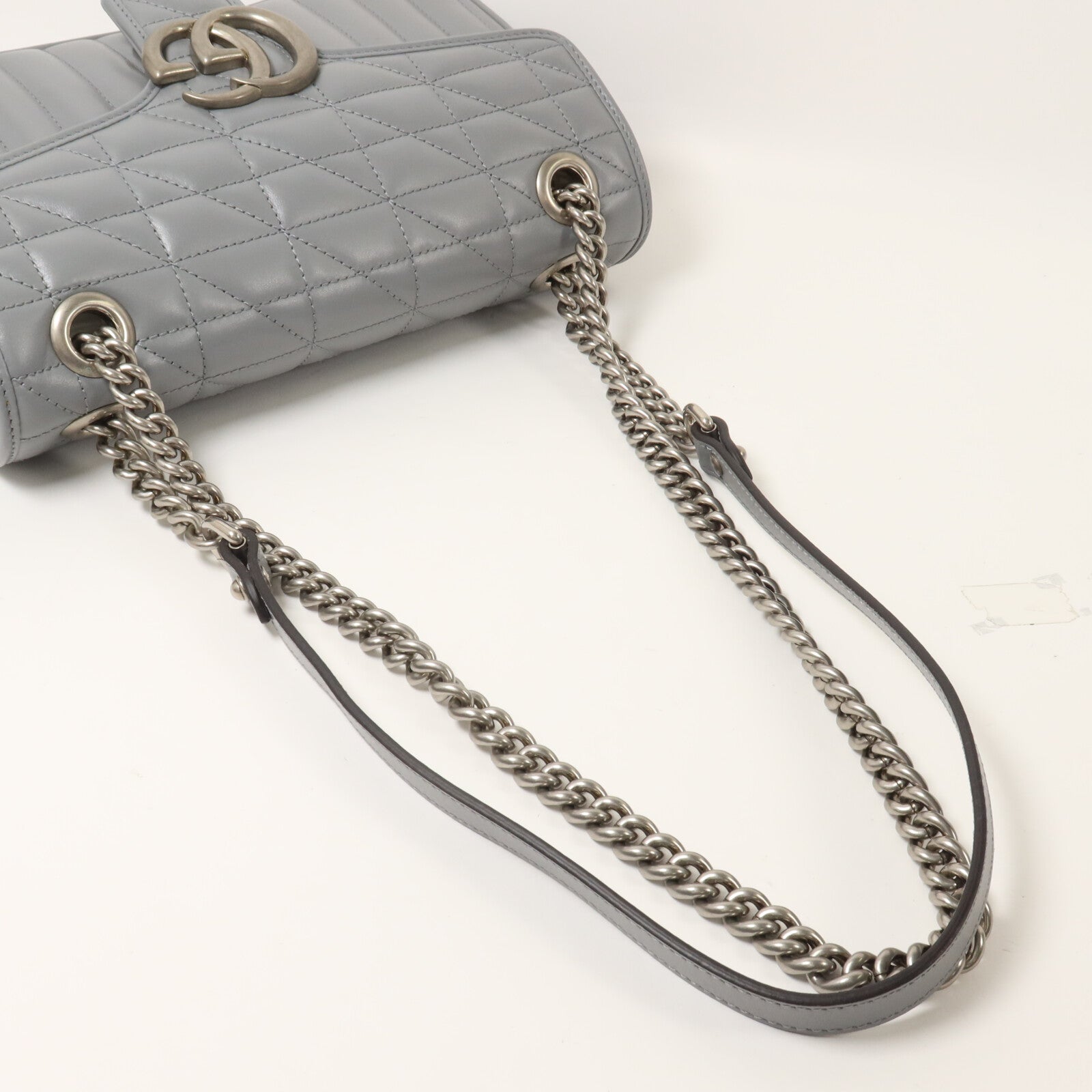 GUCCI 牛皮皮革GG Marmont Shoulder Bag鏈帶肩背袋