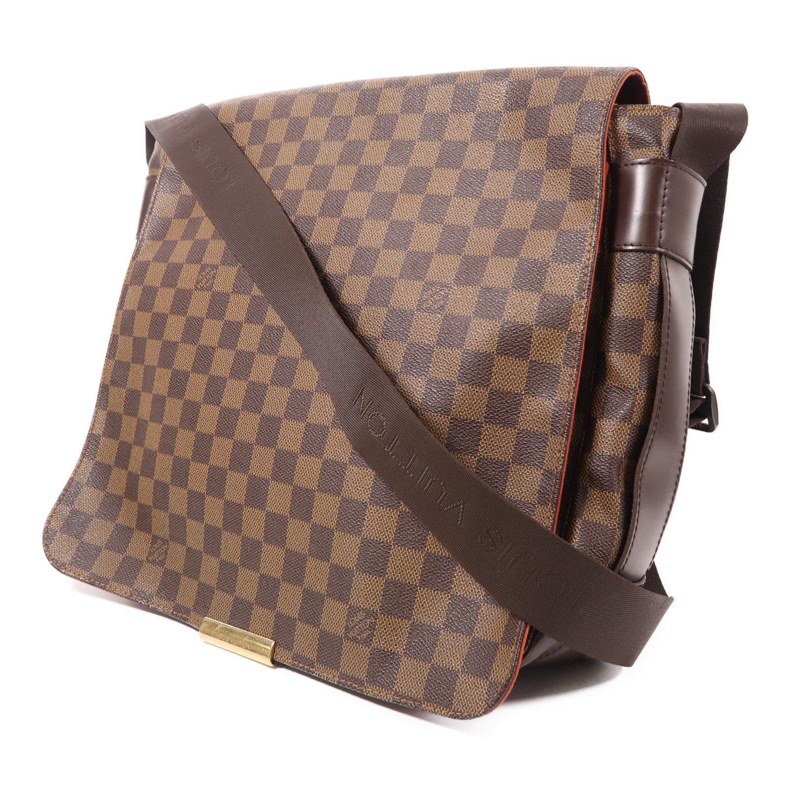 LOUIS VUITTON Damier Bastille金扣肩背袋