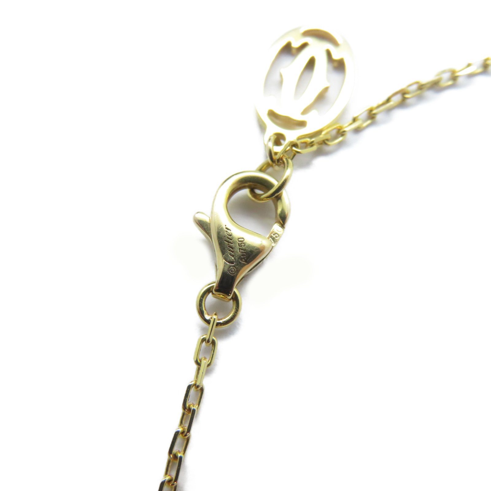 CARTIER 18K黃金D'Amour Necklace 0.18ct鑽石項鍊