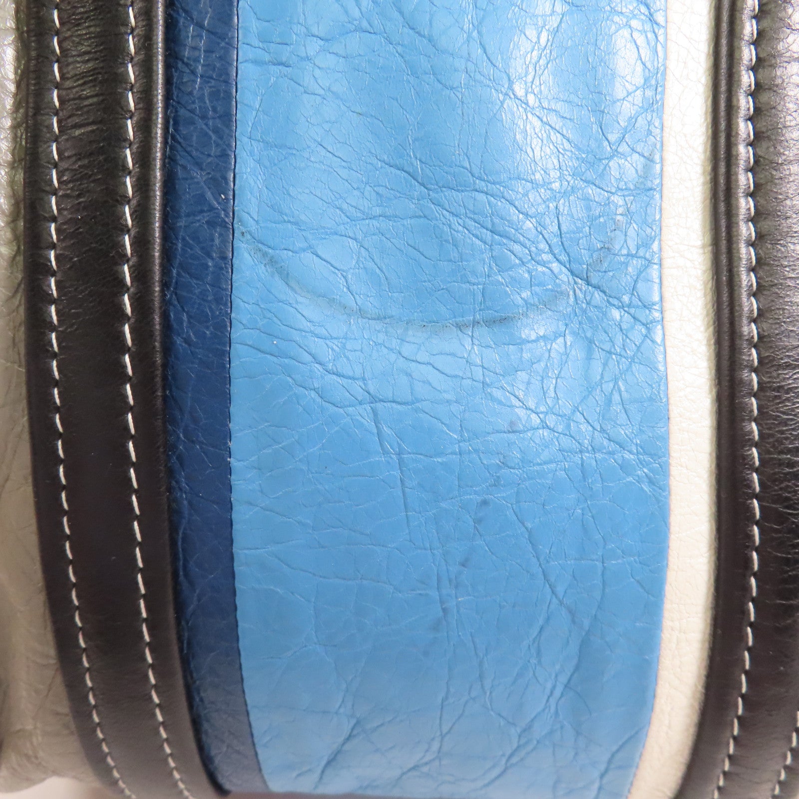 BALENCIAGA 牛皮皮革Bazzaar XS銀扣手挽肩背兩用袋