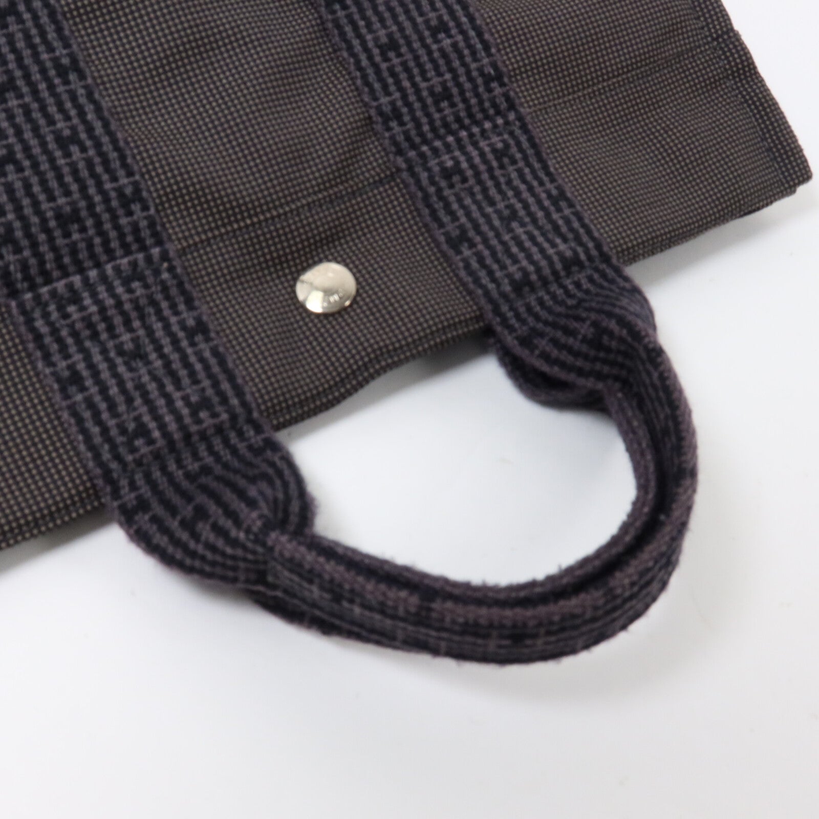 HERMES 帆布Herline Tote手挽袋Grey