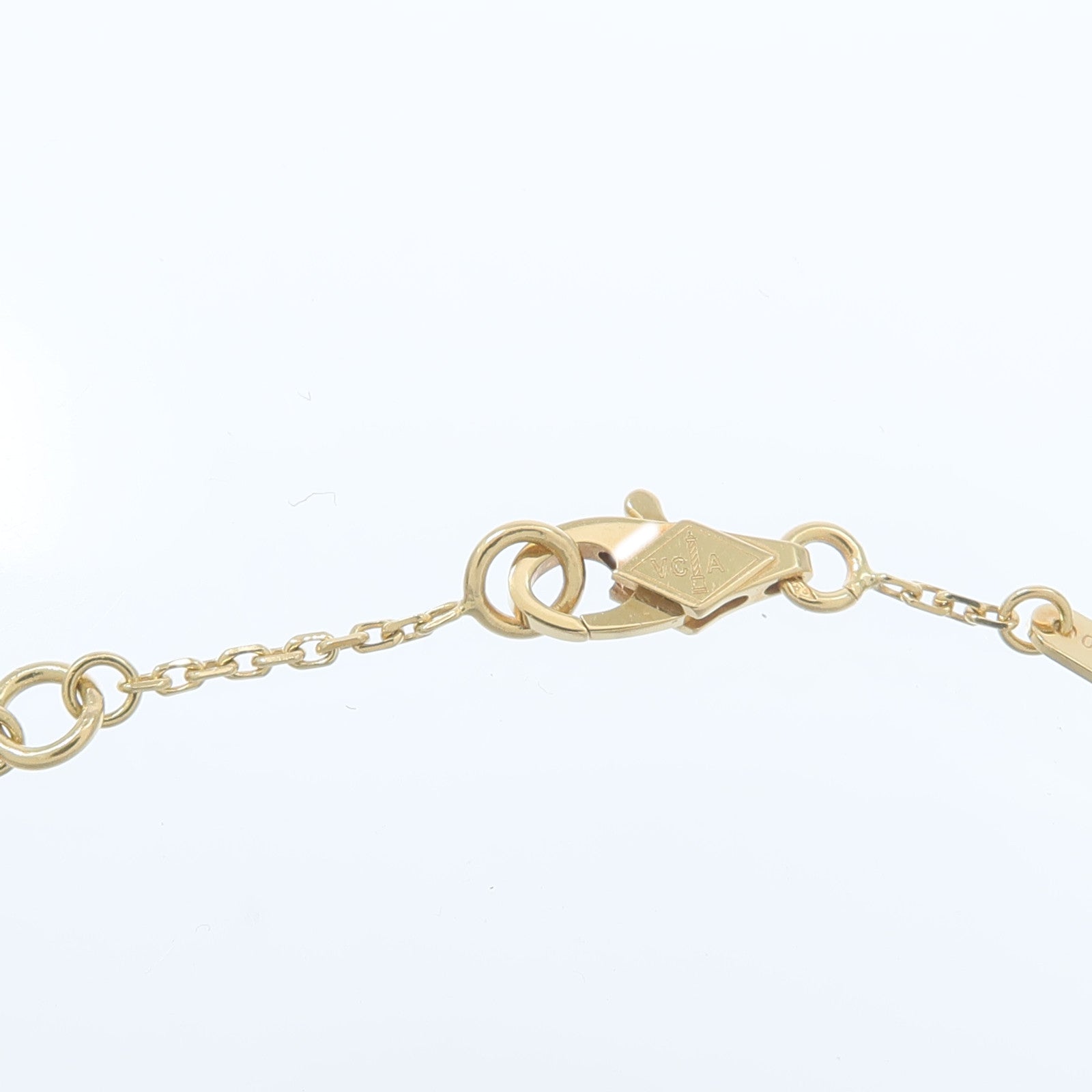 Van Cleef & Arpels 18K黃金Frivole Bracelet綠寶石手鏈